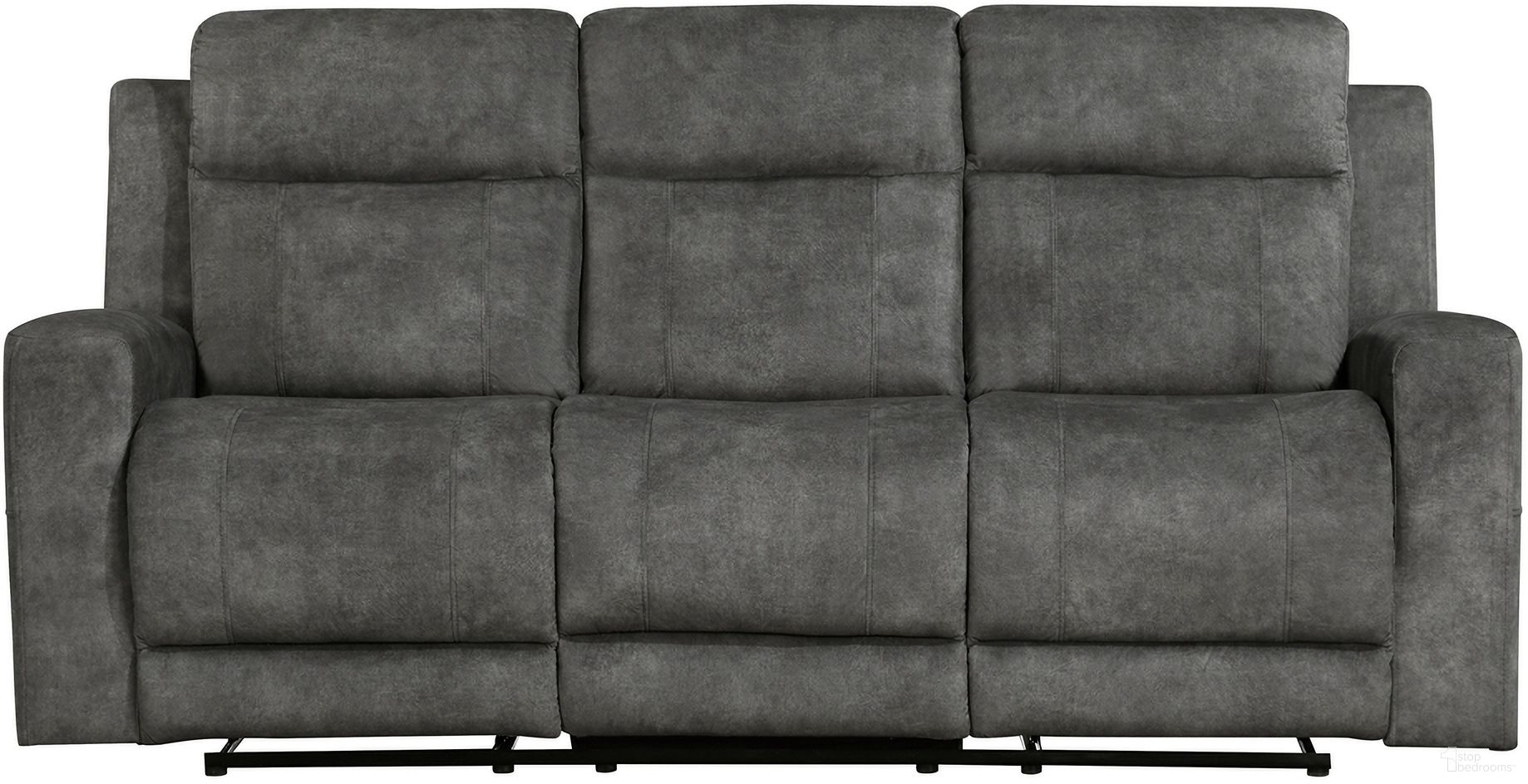 The appearance of Muncie Double Reclining Sofa In Brown and Gray designed by Homelegance in the modern / contemporary interior design. This brown and gray piece of furniture was selected by 1StopBedrooms from Muncie Collection to add a touch of cosiness and style into your home. Sku: 9635DG-3. Material: Microfiber.
