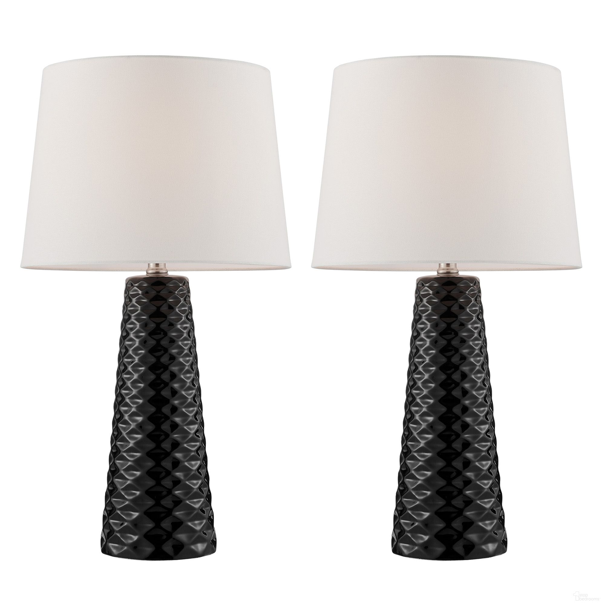 Muriel Table Lamp Set of 2 In Black