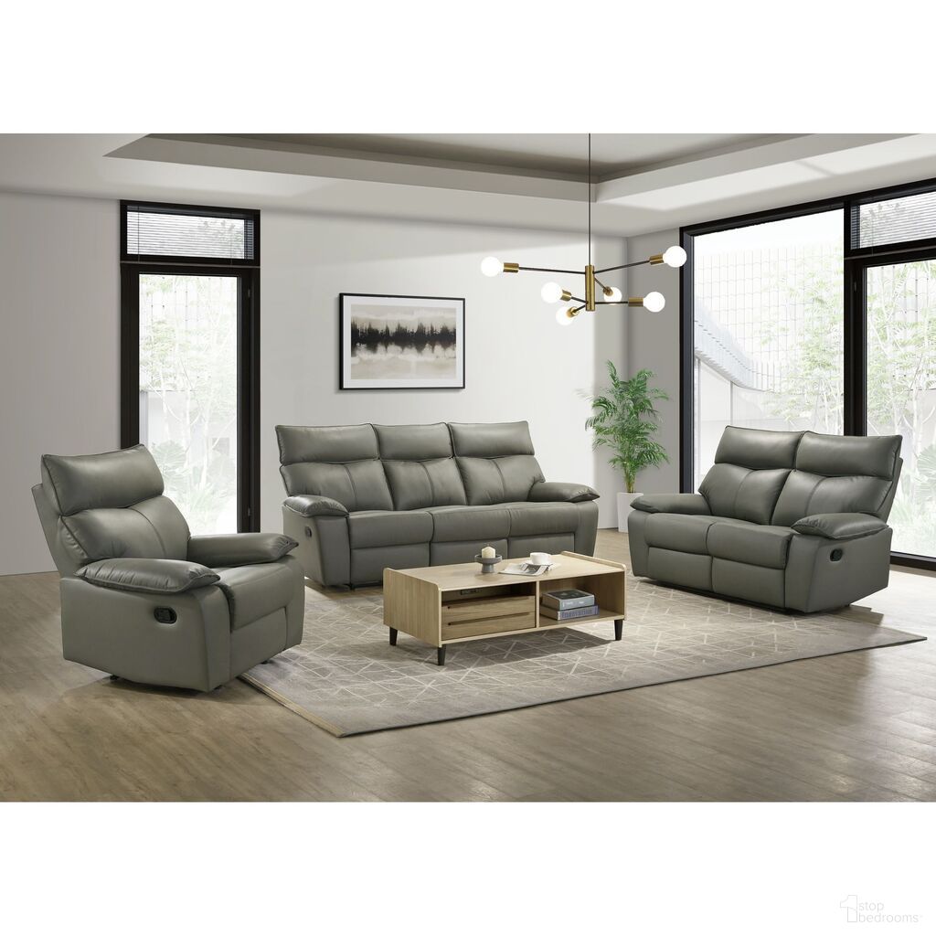 Murray Motion Living Room Set In Grey