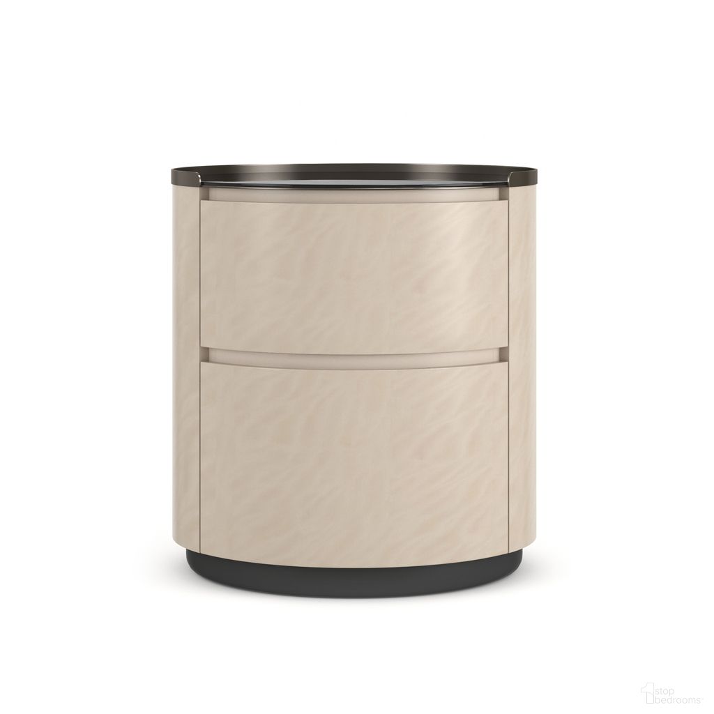 The appearance of Muse Nightstand In Cream designed by Caracole in the modern / contemporary interior design. This cream piece of furniture was selected by 1StopBedrooms from Muse Collection to add a touch of cosiness and style into your home. Sku: CLA-024-064. Material: Wood.