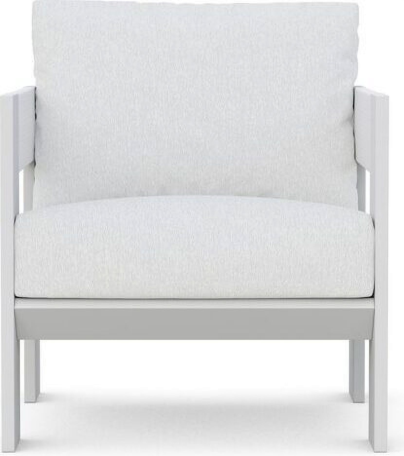 The appearance of Mykonos Club Chair with Cushion In Polar and Matte White designed by Azzurro Living in the modern / contemporary interior design. This polar/matte white piece of furniture was selected by 1StopBedrooms from Mykonos Collection to add a touch of cosiness and style into your home. Sku: MYK-TR17S1-CU. Material: Aluminum.