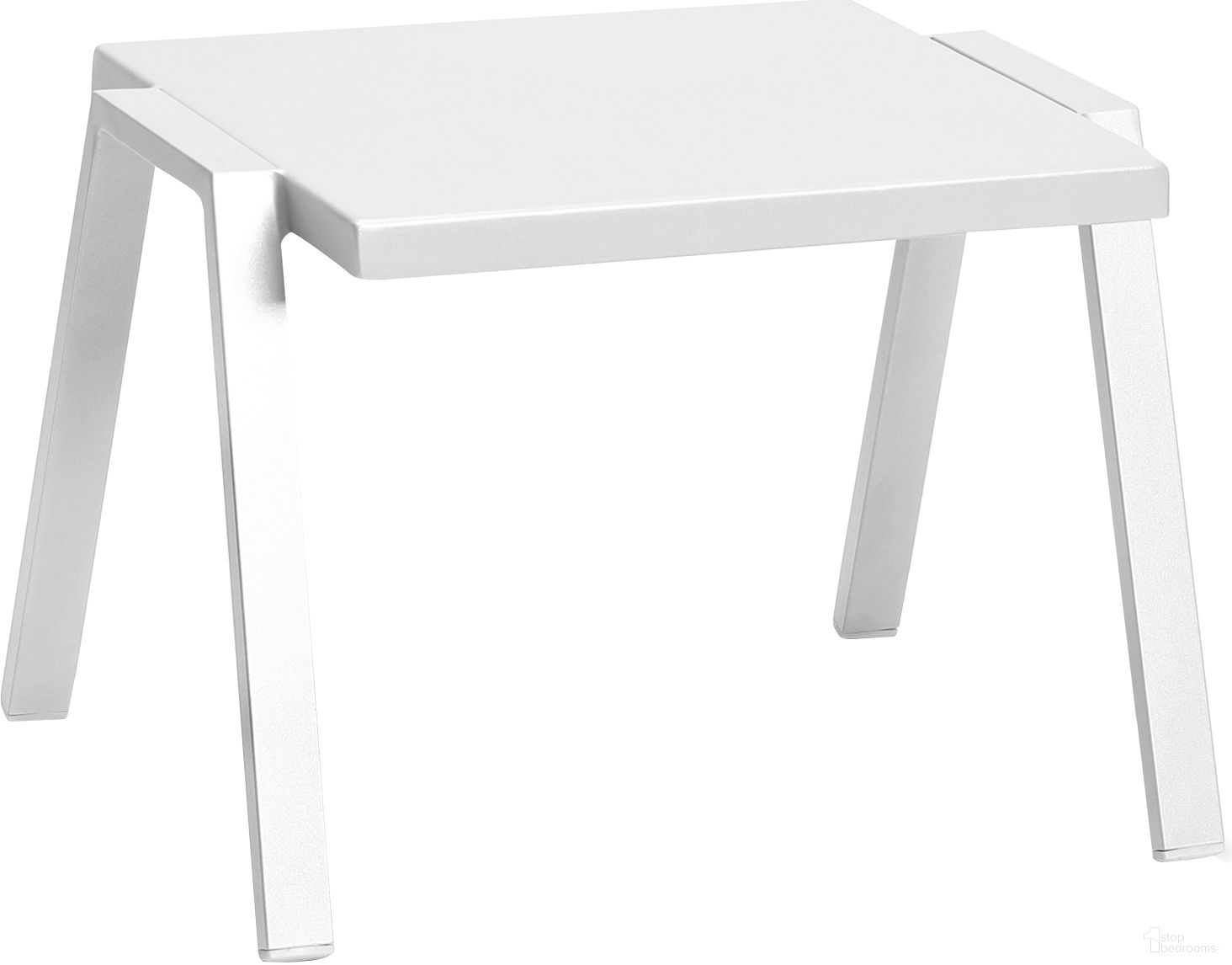 The appearance of Mykonos End Table with Glass In White designed by Pelican Reef in the modern / contemporary interior design. This white piece of furniture was selected by 1StopBedrooms from Mykonos Collection to add a touch of cosiness and style into your home. Sku: PJO-2401-WHT-ET-GL. Material: Aluminum. Table Top Shape: Rectangular.