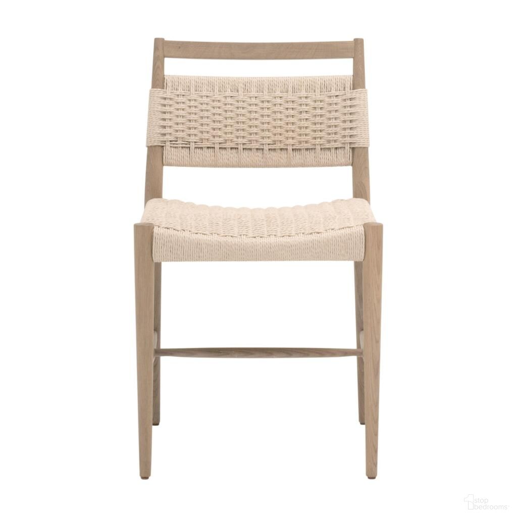 Myles Dining Chair Set of 2 In Blonde and Natural Oak