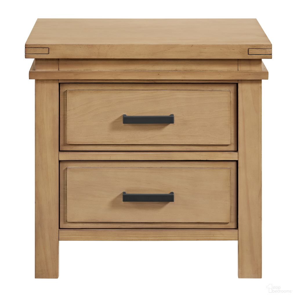 The appearance of Mystic 2 Drawer Nightstand In Honey Wood designed by Soho Baby in the modern / contemporary interior design. This honey piece of furniture was selected by 1StopBedrooms from Mystic Collection to add a touch of cosiness and style into your home. Sku: 13222810. Material: Wood.
