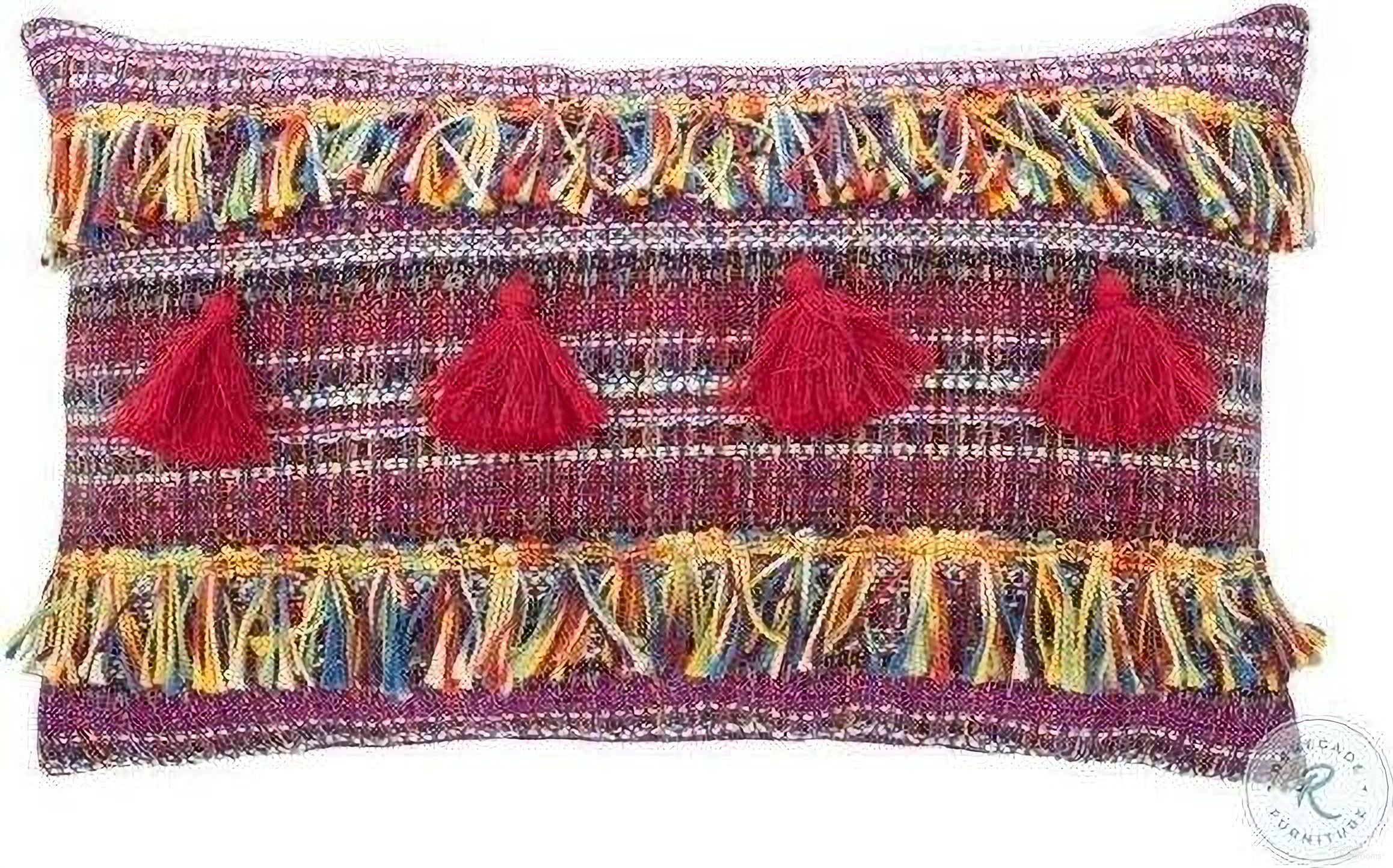 The appearance of Nabbi Pillow designed by Safavieh in the transitional interior design. This red piece of furniture was selected by 1StopBedrooms from Safavieh PLS Collection to add a touch of cosiness and style into your home. Sku: PLS786A-1218. Material: Polyester.