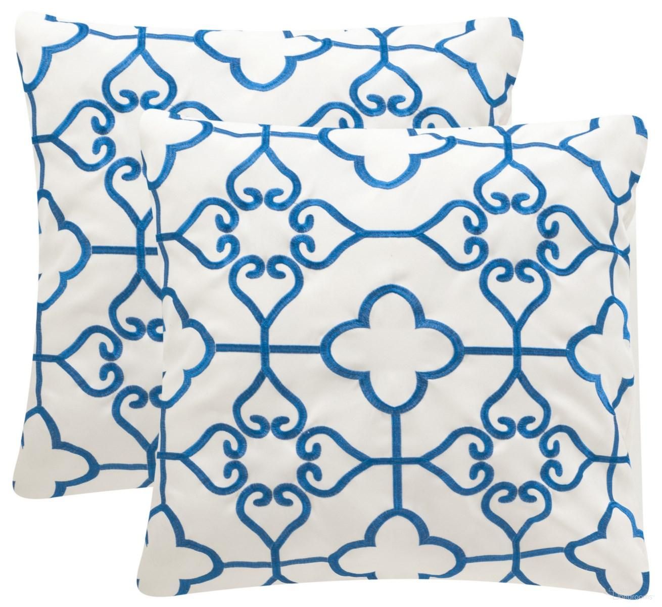 Nadia Pillow Set of 2 in Royal Blue