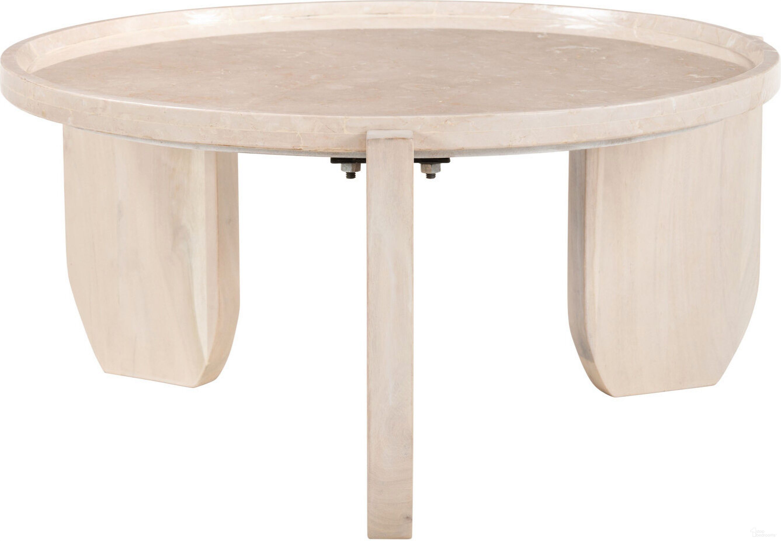 The appearance of Nador Coffee Table In Natural designed by Zuo Modern in the modern / contemporary interior design. This natural piece of furniture was selected by 1StopBedrooms from Nador Collection to add a touch of cosiness and style into your home. Sku: 109866. Material: Marble.