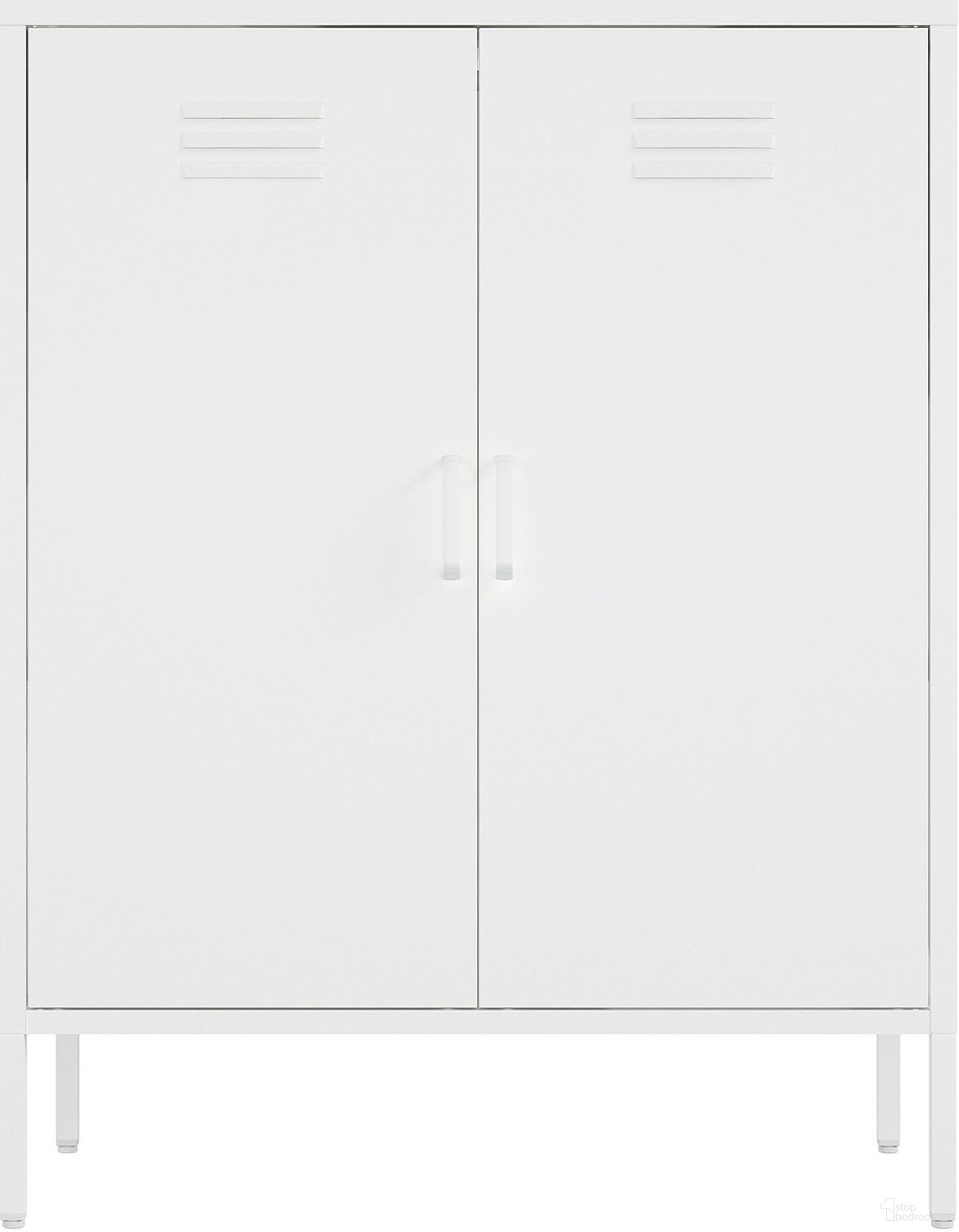 The appearance of Naomi 31.5 Inch Accent Cabinet In White designed by Manhattan Comfort in the modern / contemporary interior design. This white piece of furniture was selected by 1StopBedrooms from Naomi Collection to add a touch of cosiness and style into your home. Sku: AF006-WH. Material: Steel.