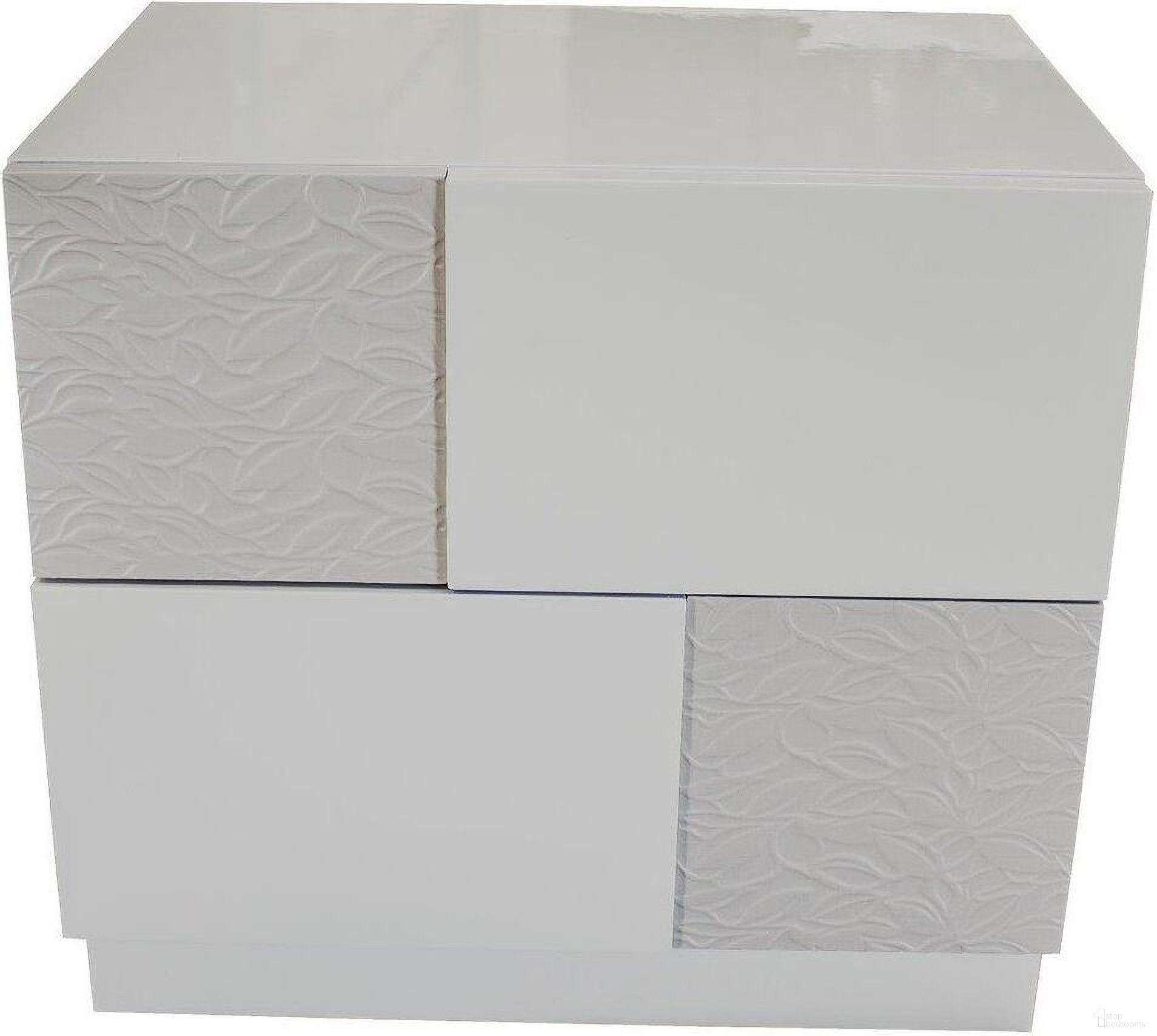 The appearance of Naple 2 Drawer Poplar Wood Bedroom Nightstand In Gray And Silver Line designed by Best Master Furniture in the modern / contemporary interior design. This gray/silver piece of furniture  was selected by 1StopBedrooms from Naple Collection to add a touch of cosiness and style into your home. Sku: NAPLSN. Material: Wood.