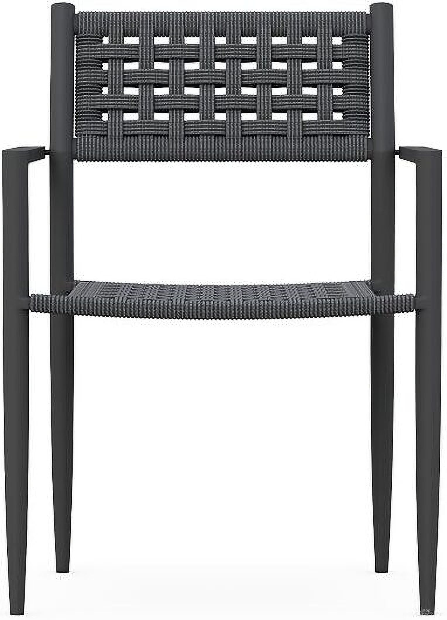 The appearance of Naples Dining Chair Set of 4 In Matte Charcoal designed by Azzurro Living in the modern / contemporary interior design. This matte charcoal piece of furniture was selected by 1StopBedrooms from Naples Collection to add a touch of cosiness and style into your home. Sku: NAP-R02D-Q4. Material: Aluminum.