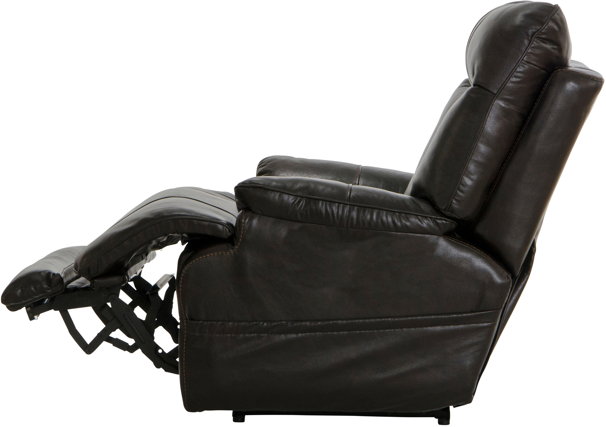 Catnapper Anders Power Lay Flat Recliner with Power Headrest in Dark Chocolate