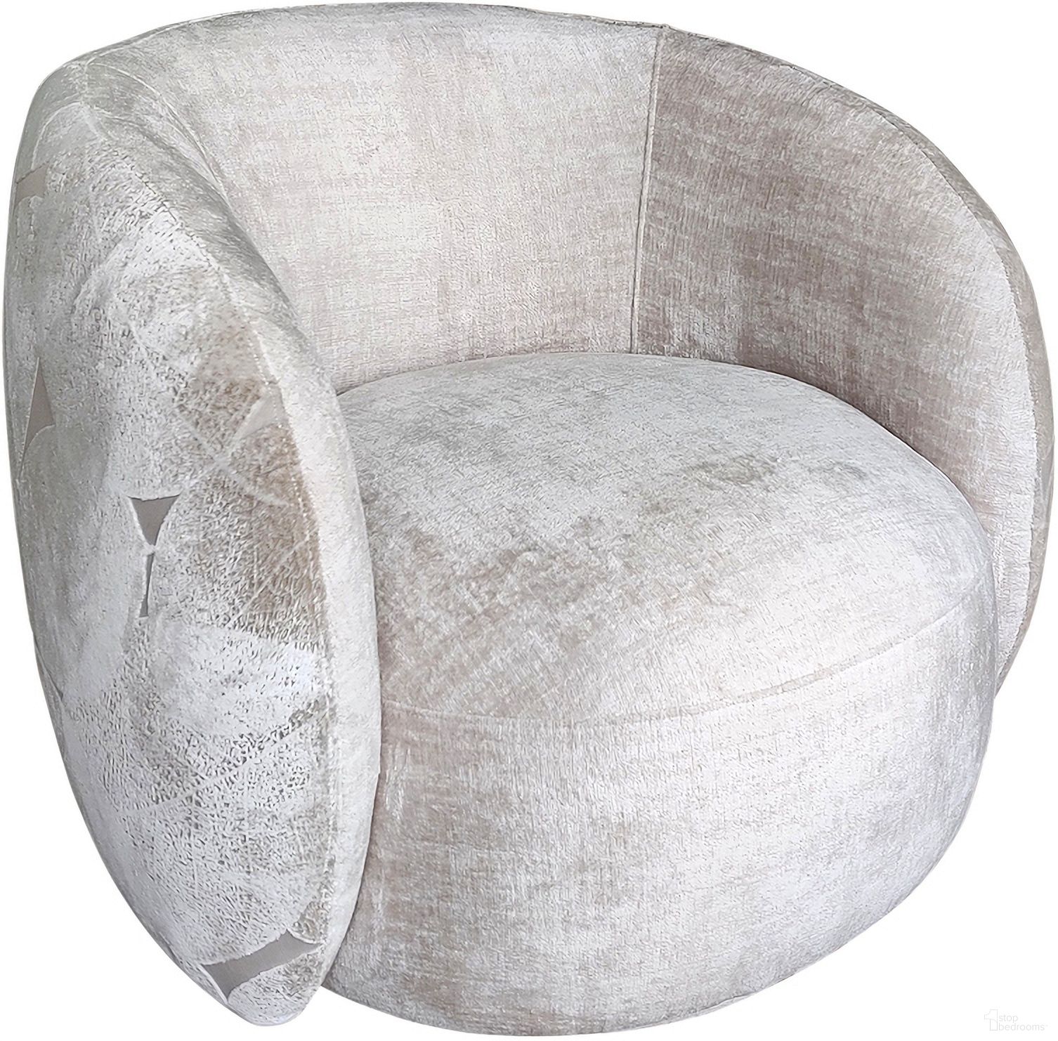 The appearance of Napoli Modern Swivel Base Barrel Chair In Ivory designed by Pasargad Home in the modern / contemporary interior design. This ivory piece of furniture was selected by 1StopBedrooms from Noho Collection to add a touch of cosiness and style into your home. Sku: PZW-990. Material: Poly.