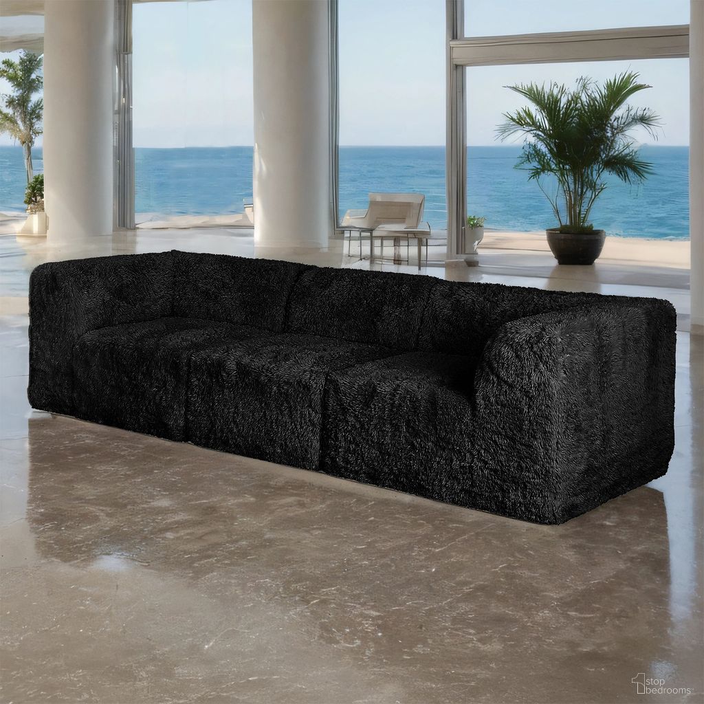 The appearance of Nappi Sofa In Black designed by Furniture of America in the modern / contemporary interior design. This black piece of furniture was selected by 1StopBedrooms from Nappi Collection to add a touch of cosiness and style into your home. Sku: FM62102BK-AC;FM62102BK-CNR;FM62102BK-CNR. Material: Faux Fur.