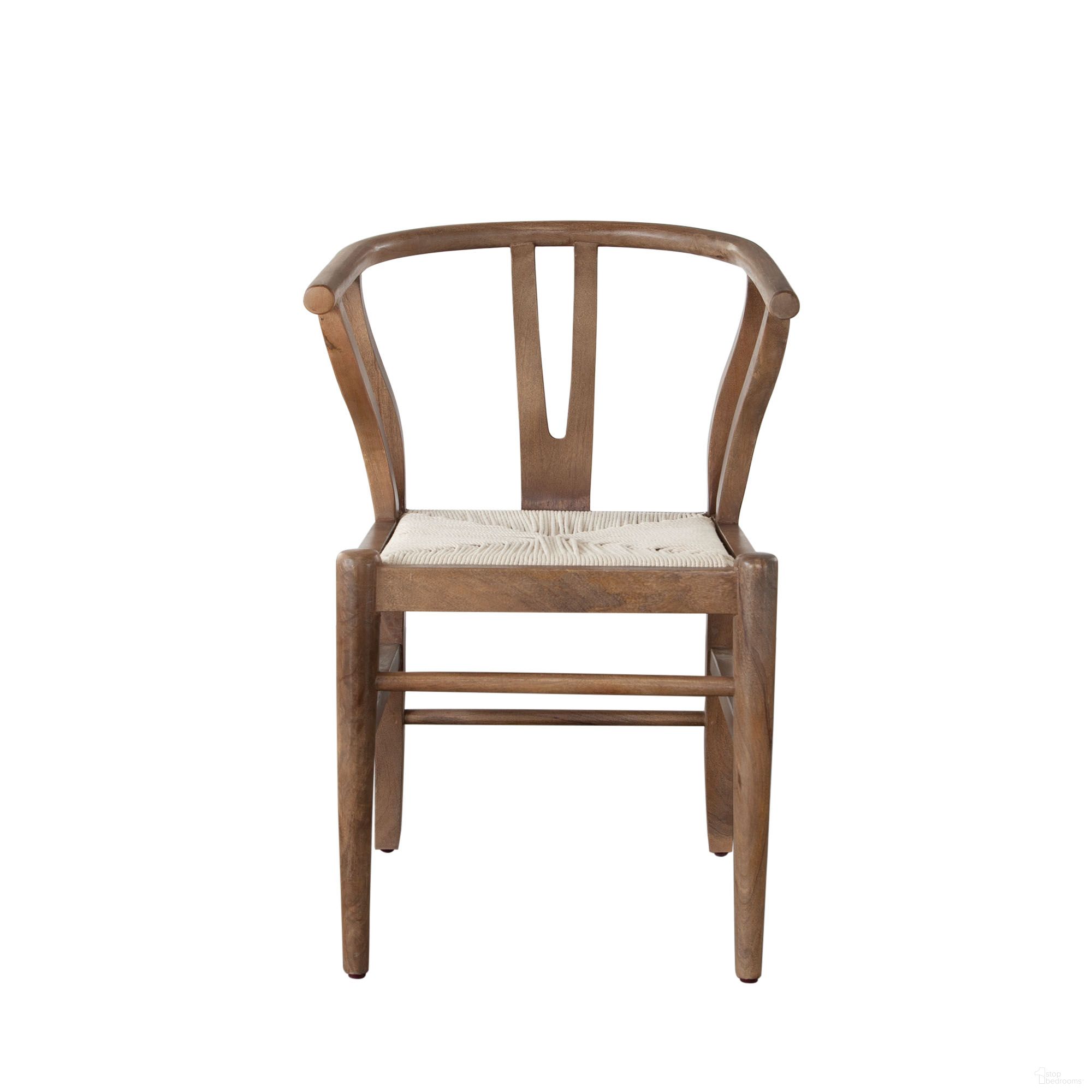 The appearance of Nara Wishbone Wood Dining Chair In Walnut Finish with Woven Natural Rope Seat designed by Diamond Sofa in the modern / contemporary interior design. This walnut piece of furniture was selected by 1StopBedrooms from Nara Collection to add a touch of cosiness and style into your home. Sku: NARADCWA1PK. Material: Wood. Chair Type: Side Chair.