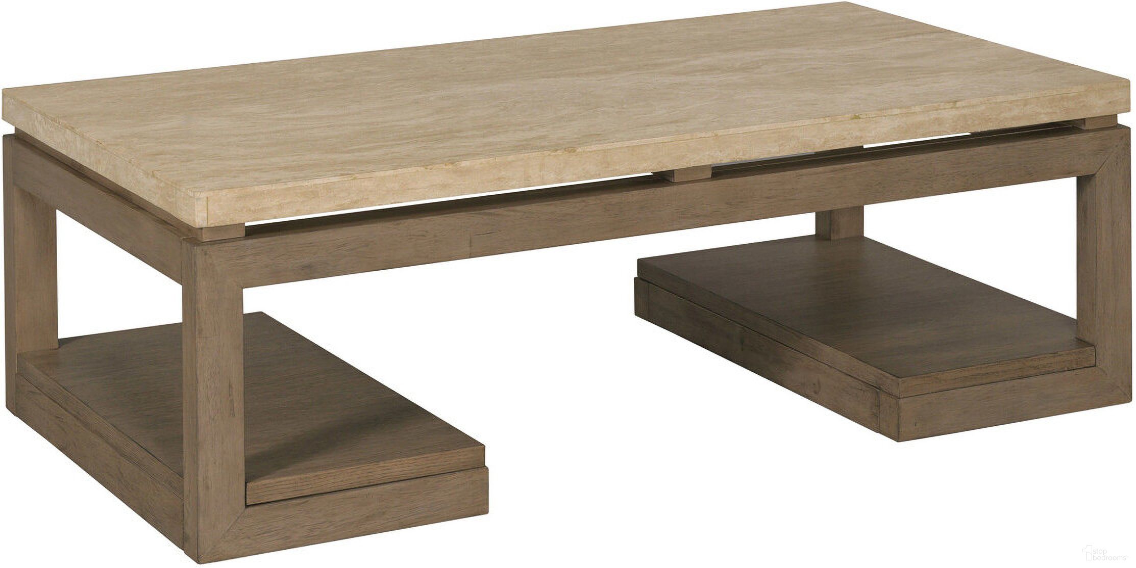 The appearance of Nash Rectangular Coffee Table In Warm Coffee designed by Hammary in the modern / contemporary interior design. This warm coffee piece of furniture  was selected by 1StopBedrooms from Nash Collection to add a touch of cosiness and style into your home. Sku: 208-910. Material: Wood.