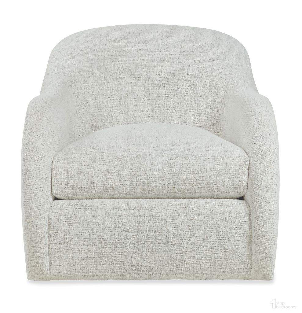 Nash Swivel Chair In Ivory
