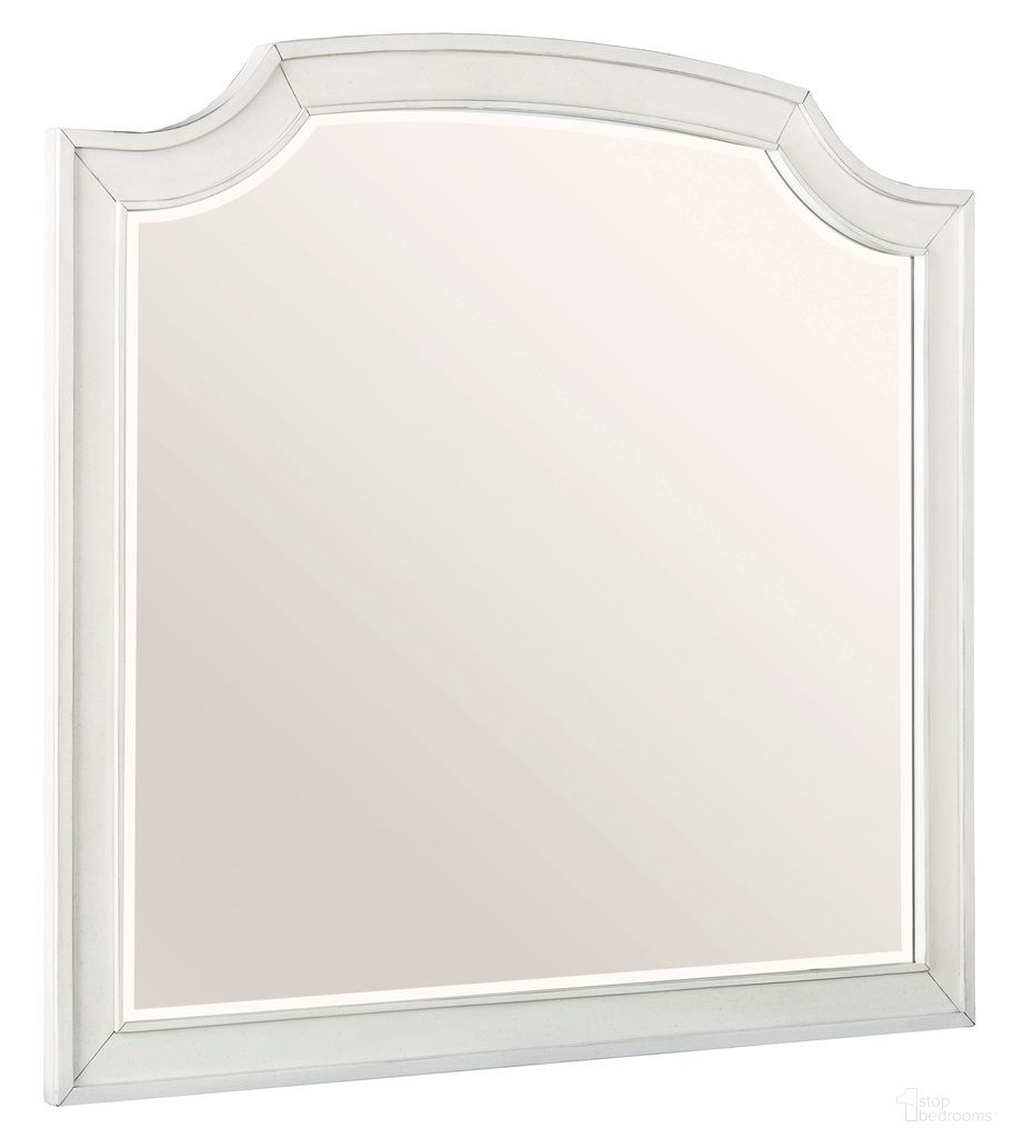 The appearance of Nashbryn Bedroom Mirror In White Wash designed by Signature Design by Ashley in the transitional interior design. This white wash piece of furniture was selected by 1StopBedrooms from Nashbryn Collection to add a touch of cosiness and style into your home. Sku: B763-36. Material: Glass.