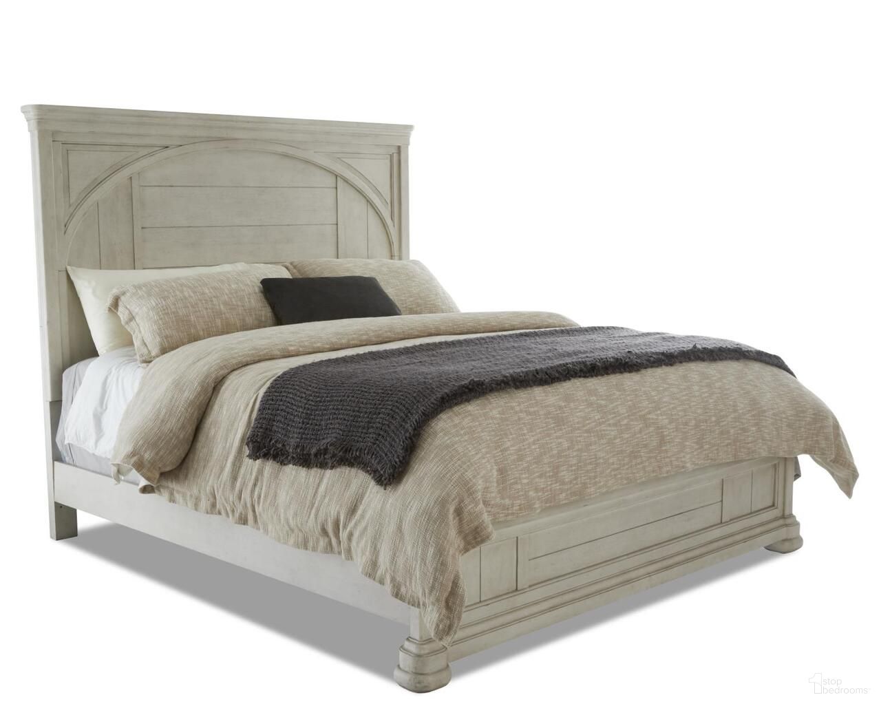 The appearance of Nashville TYB Complete King Panel Bed In Cloud designed by Legacy Classic in the country / farmhouse interior design. This cloud piece of furniture  was selected by 1StopBedrooms from Nashville Collection to add a touch of cosiness and style into your home. Sku: TY749-066HB;TY749-066FB;TY749-000SR. Bed Type: Panel Bed. Bed Size: King. Material: Acacia.