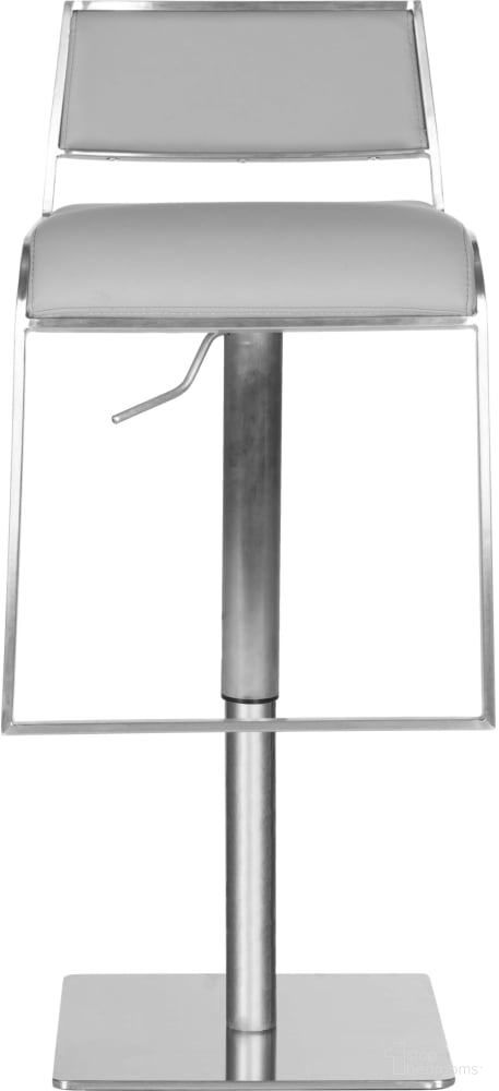 The appearance of Natania Grey Swivel Bar Stool designed by Safavieh in the modern / contemporary interior design. This grey piece of furniture was selected by 1StopBedrooms from Safavieh FOX Collection to add a touch of cosiness and style into your home. Sku: FOX3006D. Material: Stainless Steel.