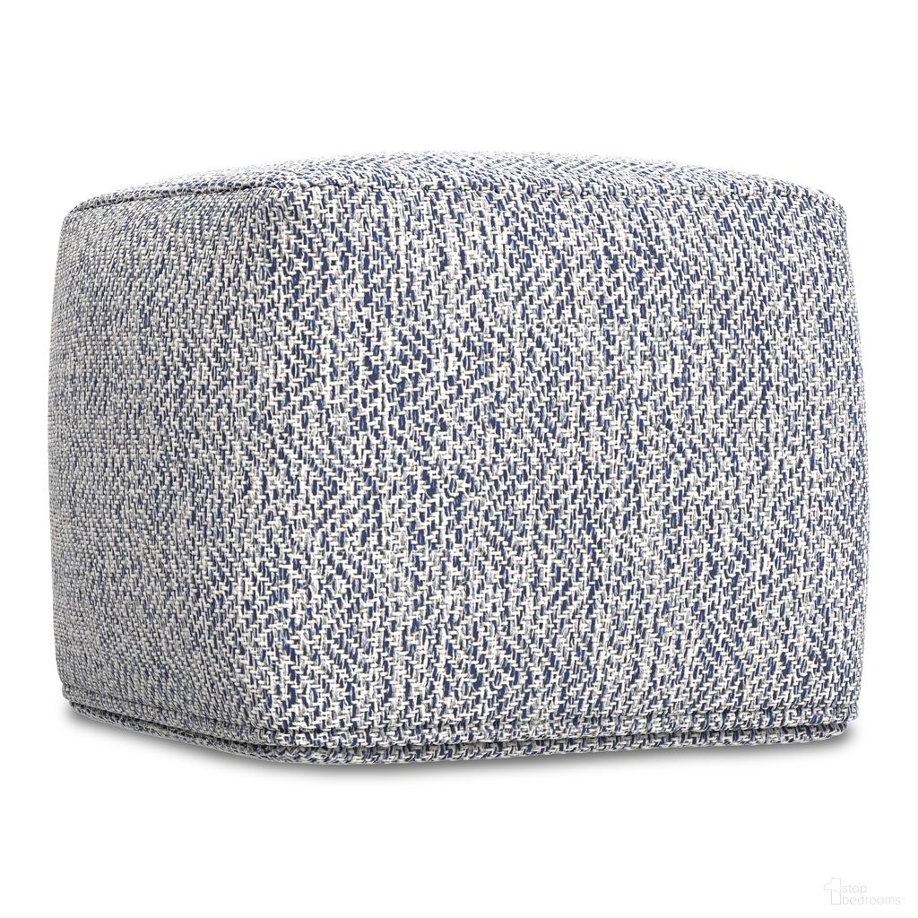 The appearance of Nate 18 Inch Square Pouf In Denim Melange designed by Simpli Home in the transitional interior design. This denim melange piece of furniture was selected by 1StopBedrooms from Nate Collection to add a touch of cosiness and style into your home. Sku: AXCPF18-11-DNM. Material: Cotton.