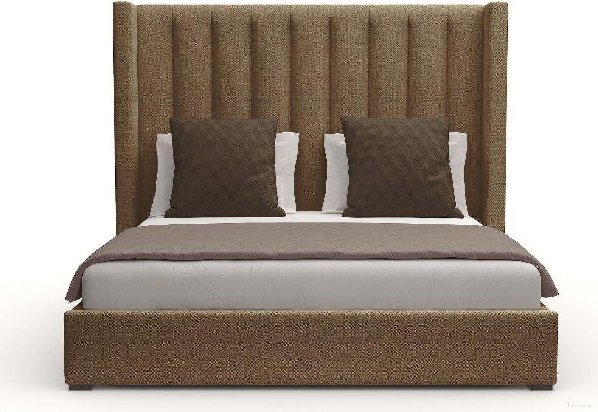 The appearance of Nativa Interiors Aylet Vertical Channel Tufted Upholstered Medium 67 Inch King Brown Bed designed by Nativa Interiors in the modern / contemporary interior design. This brown piece of furniture was selected by 1StopBedrooms from Aylet Collection to add a touch of cosiness and style into your home. Sku: BED-AYLET-VC-MID-KN-PF-BROWN. Bed Type: Panel Bed. Material: Wood. Bed Size: King.