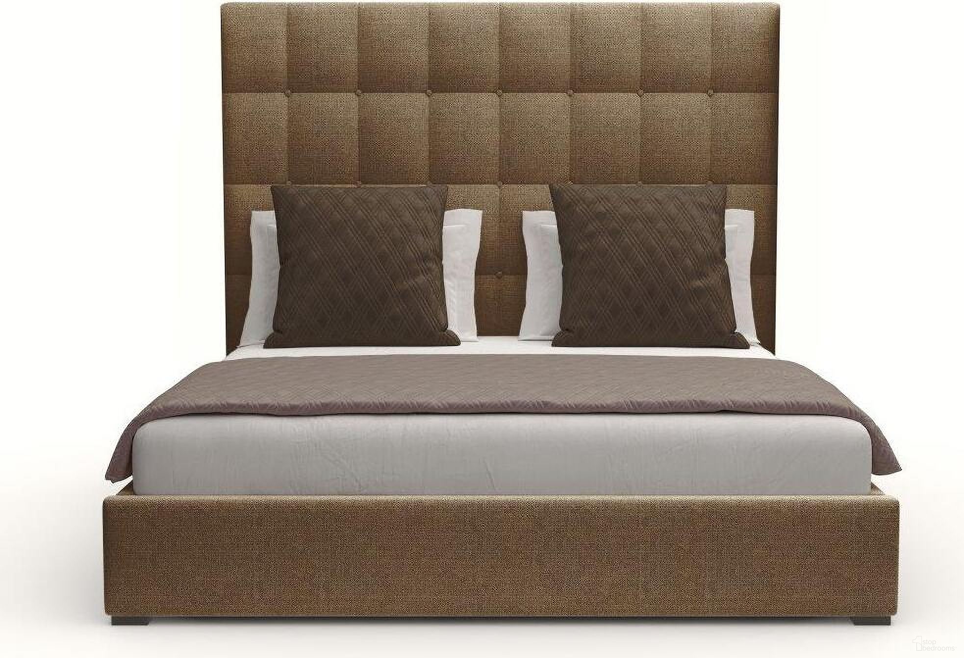 The appearance of Nativa Interiors Moyra Box Tufted Upholstered Medium 67 Inch California King Brown Bed designed by Nativa Interiors in the modern / contemporary interior design. This brown piece of furniture was selected by 1StopBedrooms from Moyra Collection to add a touch of cosiness and style into your home. Sku: BED-MOYRA-BOX-MID-CA-PF-BROWN. Bed Type: Panel Bed. Material: Wood. Bed Size: California King.