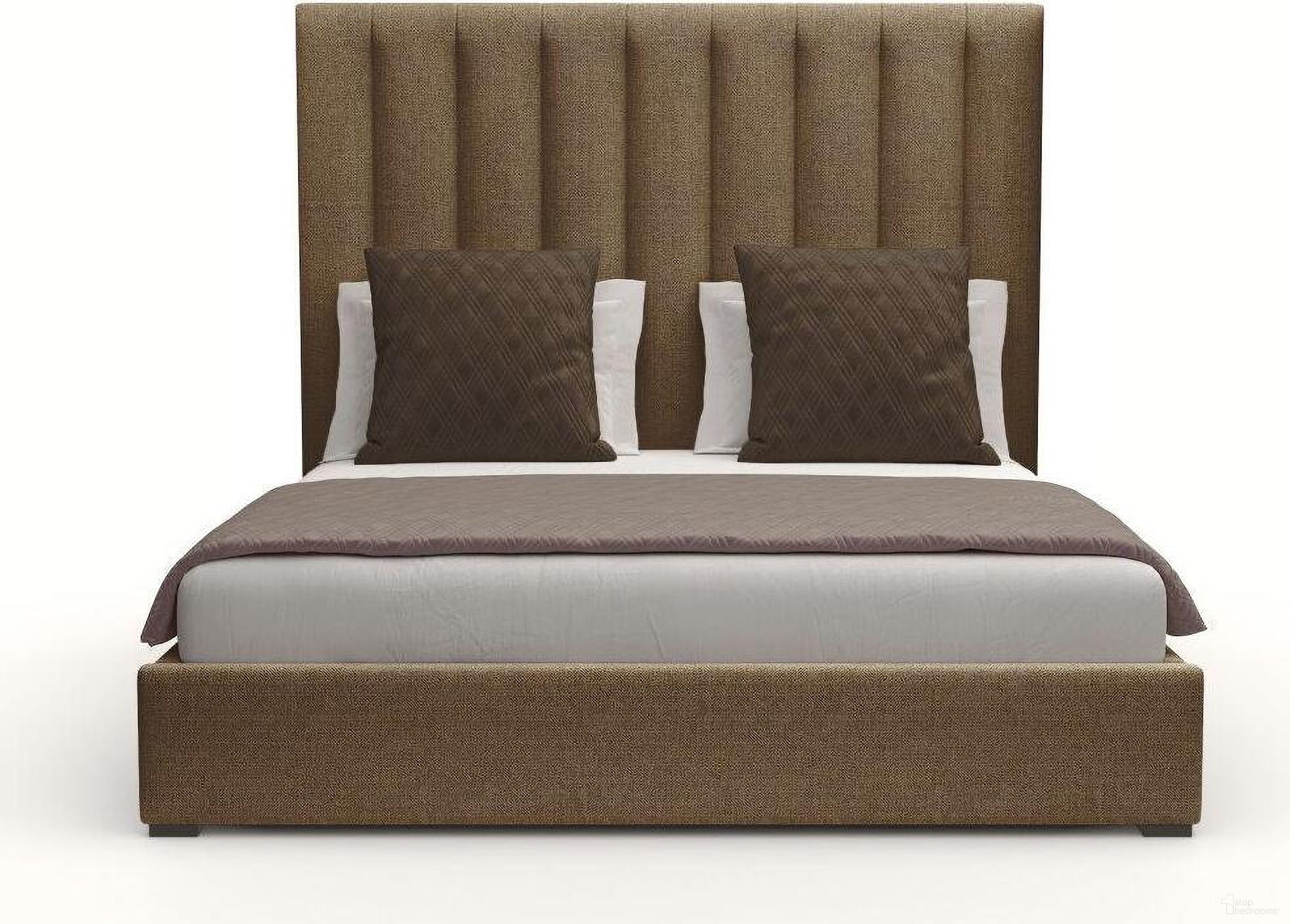 The appearance of Nativa Interiors Moyra Vertical Channel Tufted Upholstered Medium 67 Inch King Brown Bed designed by Nativa Interiors in the modern / contemporary interior design. This brown piece of furniture was selected by 1StopBedrooms from Moyra Collection to add a touch of cosiness and style into your home. Sku: BED-MOYRA-VC-MID-KN-PF-BROWN. Bed Type: Panel Bed. Material: Wood. Bed Size: King.