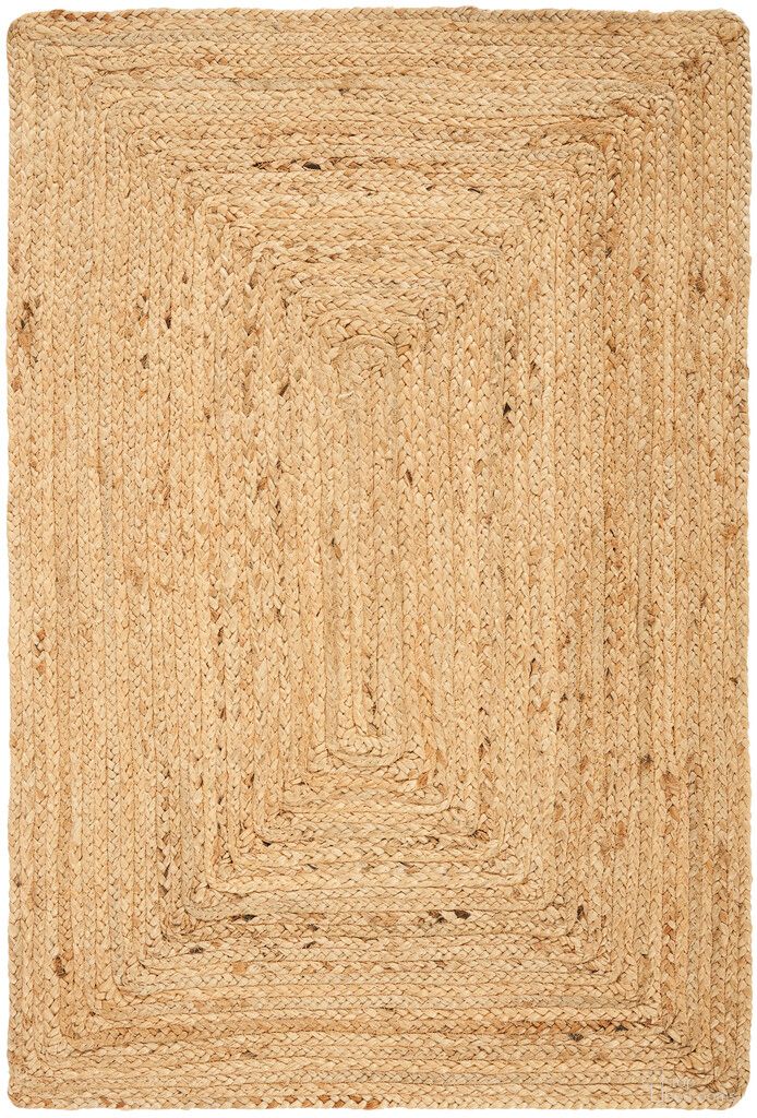 Natural Jute Farmhouse 2' x 3' Indoor Rug In Natural