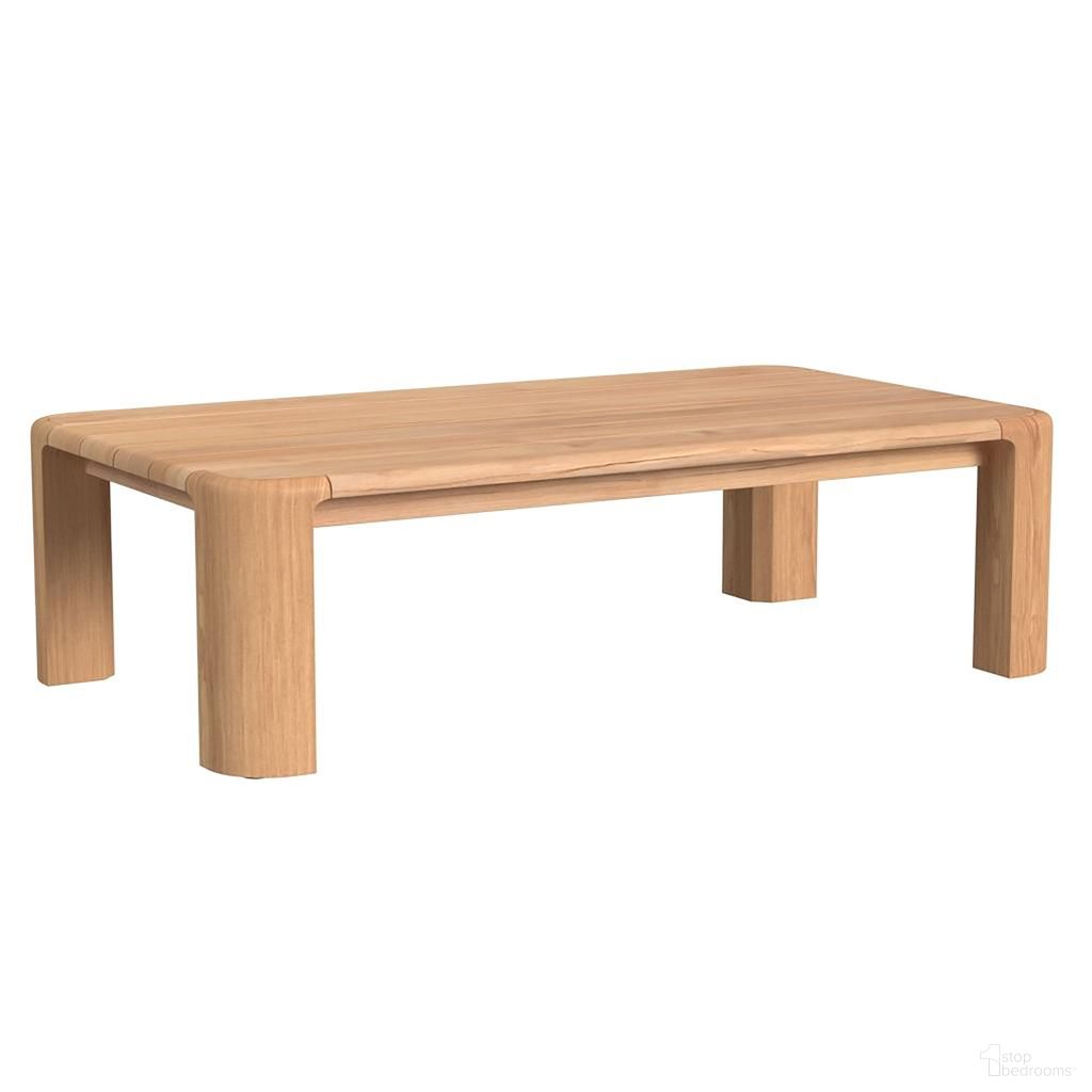 The appearance of Natural Teak Coffee Table in Light Wood designed by Sunset West in the transitional interior design. This light wood piece of furniture was selected by 1StopBedrooms from Natural Teak Collection to add a touch of cosiness and style into your home. Sku: SW5706-CT. Material: Teak.