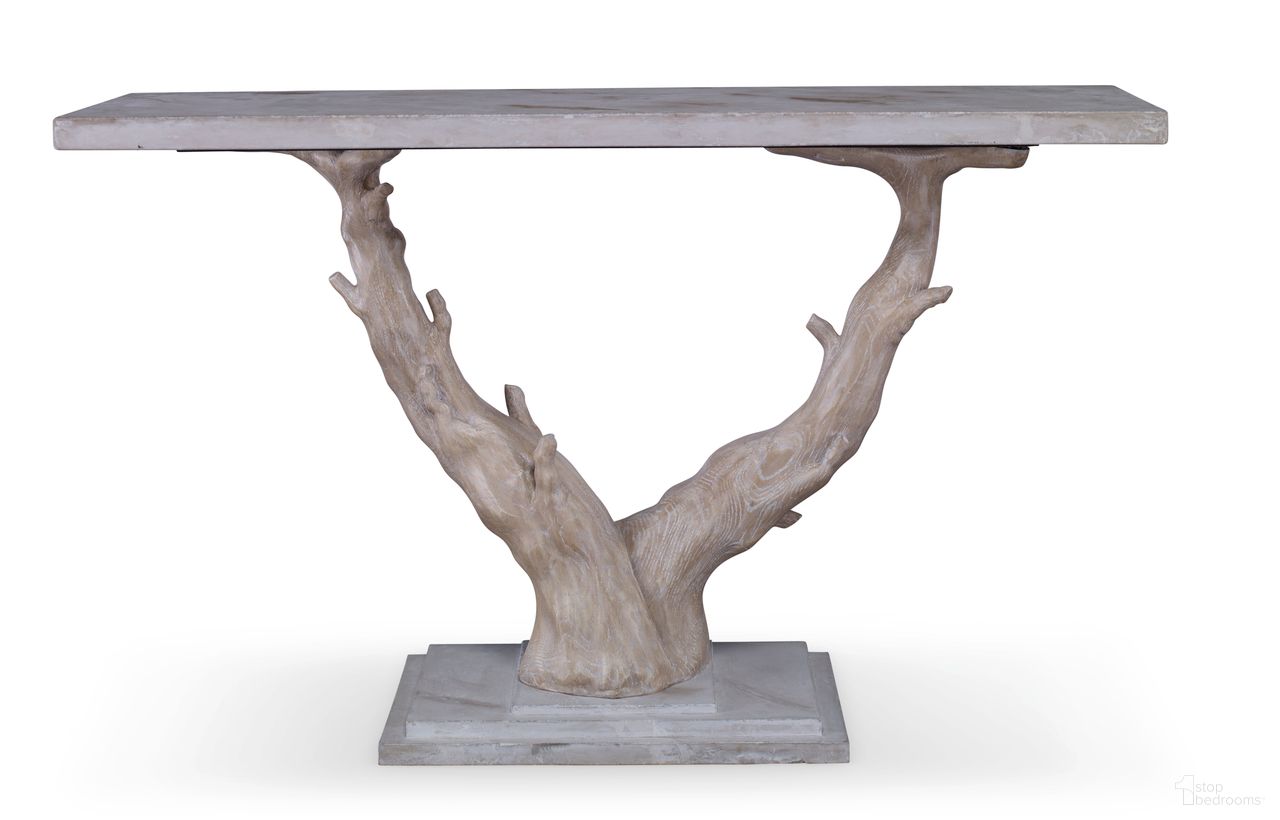 Nature Console Table In Desert Tan