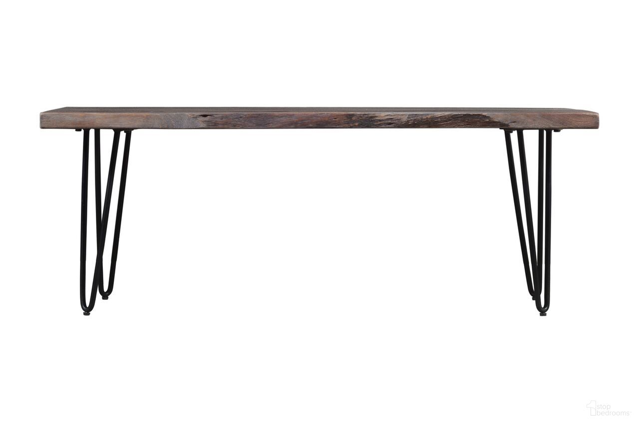 The appearance of Nature'S Edge 48 Inch Live Edge Bench In Slate designed by Jofran in the rustic / southwestern interior design. This slate piece of furniture was selected by 1StopBedrooms from Nature'S Edge Collection to add a touch of cosiness and style into your home. Sku: 1981-48KD. Material: Acacia.