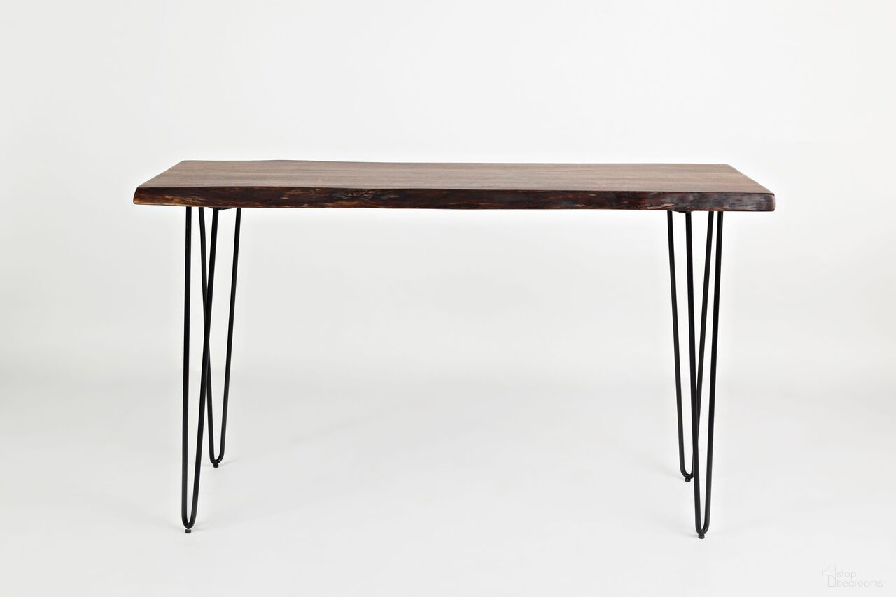 The appearance of Nature'S Edge 50 Inch Sofa Table In Chestnut designed by Jofran in the rustic / southwestern interior design. This chestnut piece of furniture was selected by 1StopBedrooms from Nature'S Edge Collection to add a touch of cosiness and style into your home. Sku: 1780-4. Material: Acacia.