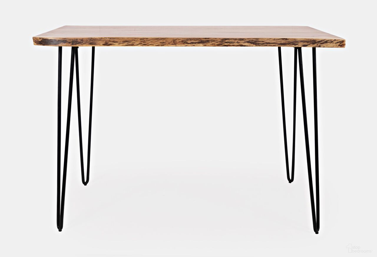The appearance of Nature'S Edge 52 Inch Live Edge Counter Height Dining Table In Natural designed by Jofran in the rustic / southwestern interior design. This natural piece of furniture was selected by 1StopBedrooms from Nature'S Edge Collection to add a touch of cosiness and style into your home. Sku: 1985-52. Table Base Style: Legs. Table Top Shape: Rectangular. Size: 28" x 52". Material: Acacia.