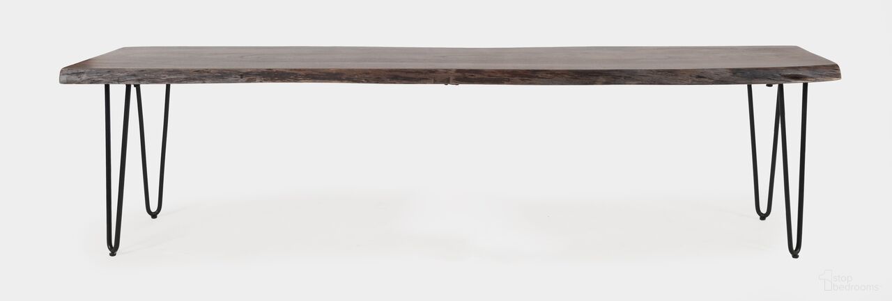 The appearance of Nature'S Edge 70 Inch Bench In Slate designed by Jofran in the rustic / southwestern interior design. This slate piece of furniture was selected by 1StopBedrooms from Nature'S Edge Collection to add a touch of cosiness and style into your home. Sku: 1981-70KD. Material: Acacia.