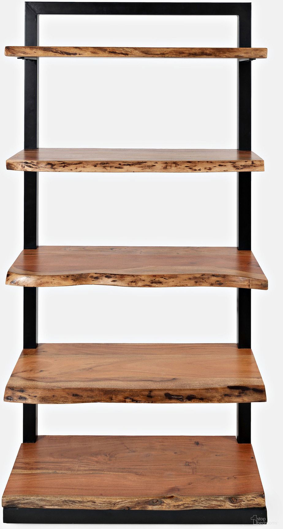 The appearance of Nature'S Edge 5 Shelf Bookcase In Natural designed by Jofran in the rustic / southwestern interior design. This natural piece of furniture was selected by 1StopBedrooms from Nature'S Edge Collection to add a touch of cosiness and style into your home. Sku: 1986-35. Material: Acacia.