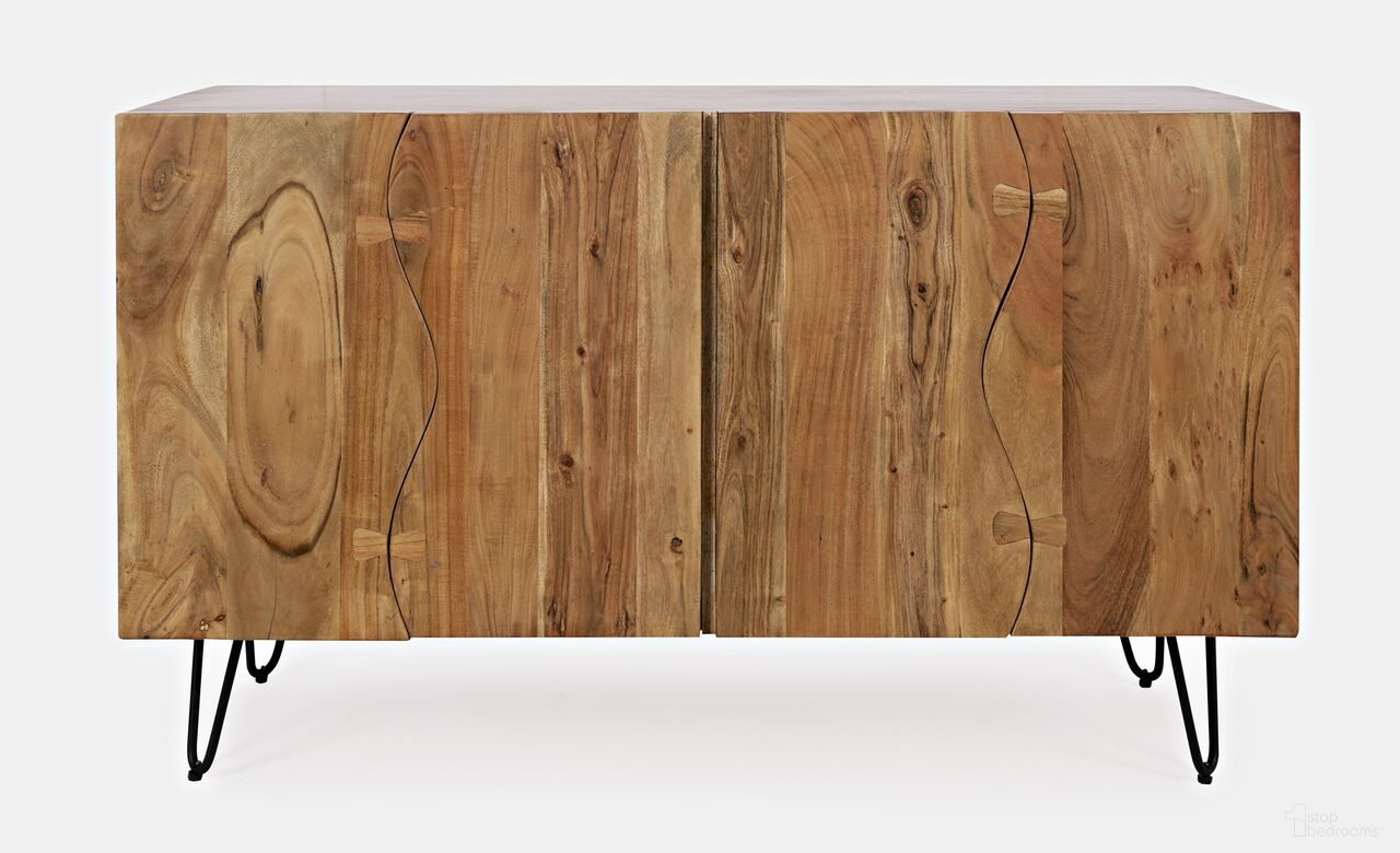 The appearance of Nature'S Edge 54 Inch Server Storage Cabinet In Natural designed by Jofran in the rustic / southwestern interior design. This natural piece of furniture was selected by 1StopBedrooms from Nature'S Edge Collection to add a touch of cosiness and style into your home. Sku: 1985-54. Material: Acacia.