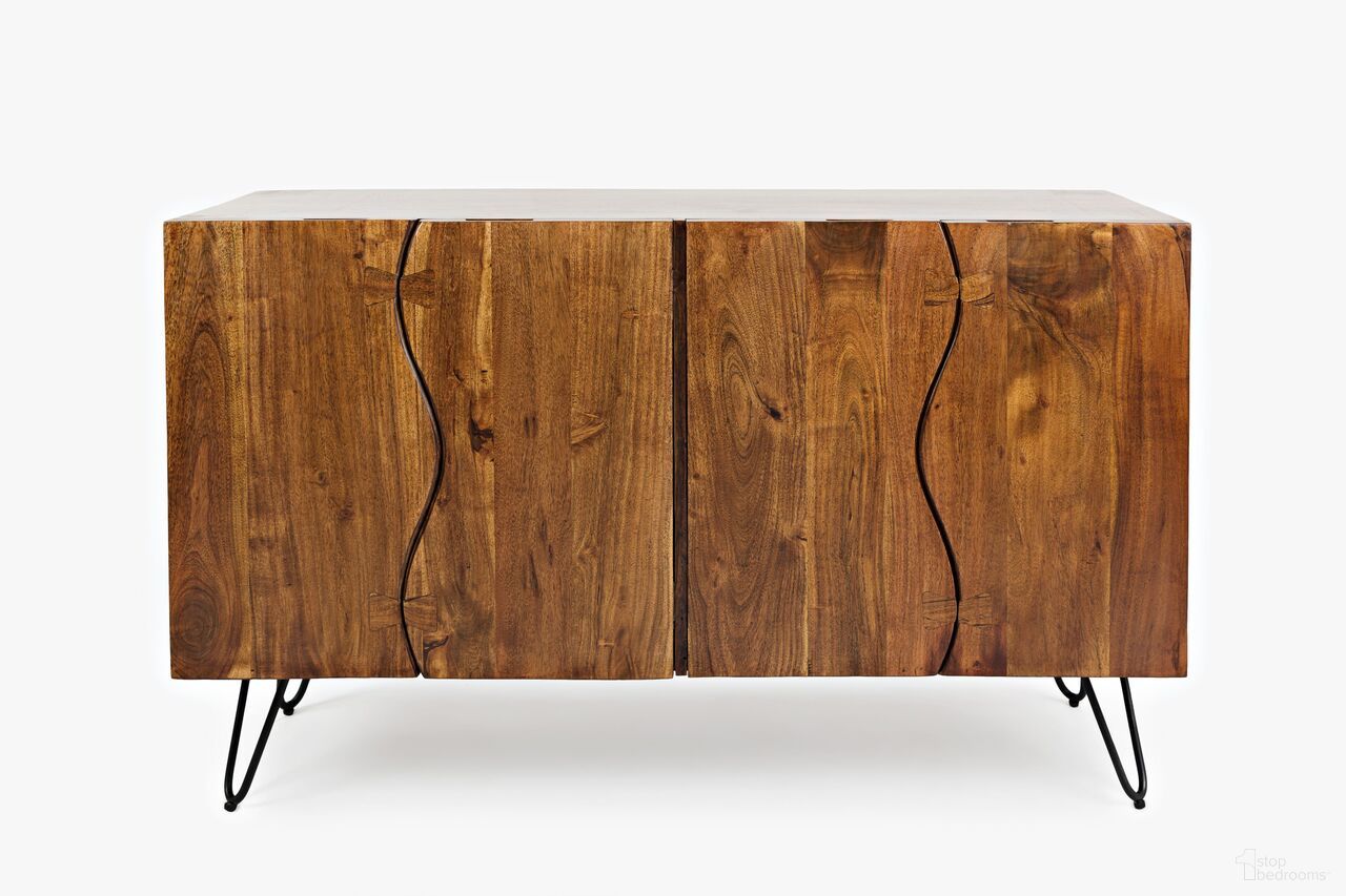 The appearance of Nature'S Edge 54 Inch Server Storage Cabinet In Chestnut designed by Jofran in the rustic / southwestern interior design. This chestnut piece of furniture was selected by 1StopBedrooms from Nature'S Edge Collection to add a touch of cosiness and style into your home. Sku: 1781-54. Material: Acacia.