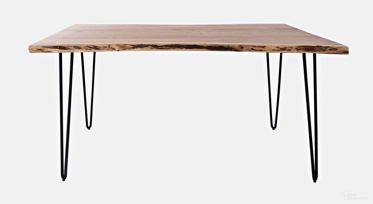 The appearance of Nature'S Edge 60 Inch Live Edge Dining Table In Natural designed by Jofran in the rustic / southwestern interior design. This natural piece of furniture  was selected by 1StopBedrooms from Nature'S Edge Collection to add a touch of cosiness and style into your home. Sku: 1985-60. Table Base Style: Legs. Table Top Shape: Free Form. Size: 60" x 36". Material: Acacia.