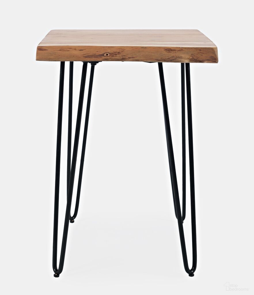 The appearance of Nature'S Edge Chairside Table In Natural designed by Jofran in the modern / contemporary interior design. This natural piece of furniture was selected by 1StopBedrooms from Nature'S Edge Collection to add a touch of cosiness and style into your home. Sku: 1984-7. Material: Acacia. Size: 24" x 18".