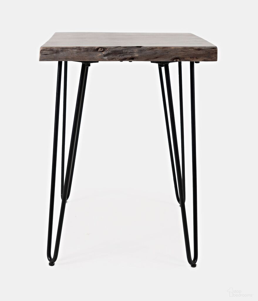 The appearance of Nature'S Edge Chairside Table In Slate designed by Jofran in the modern / contemporary interior design. This slate piece of furniture  was selected by 1StopBedrooms from Nature'S Edge Collection to add a touch of cosiness and style into your home. Sku: 1980-7. Material: Acacia. Size: 24" x 18".
