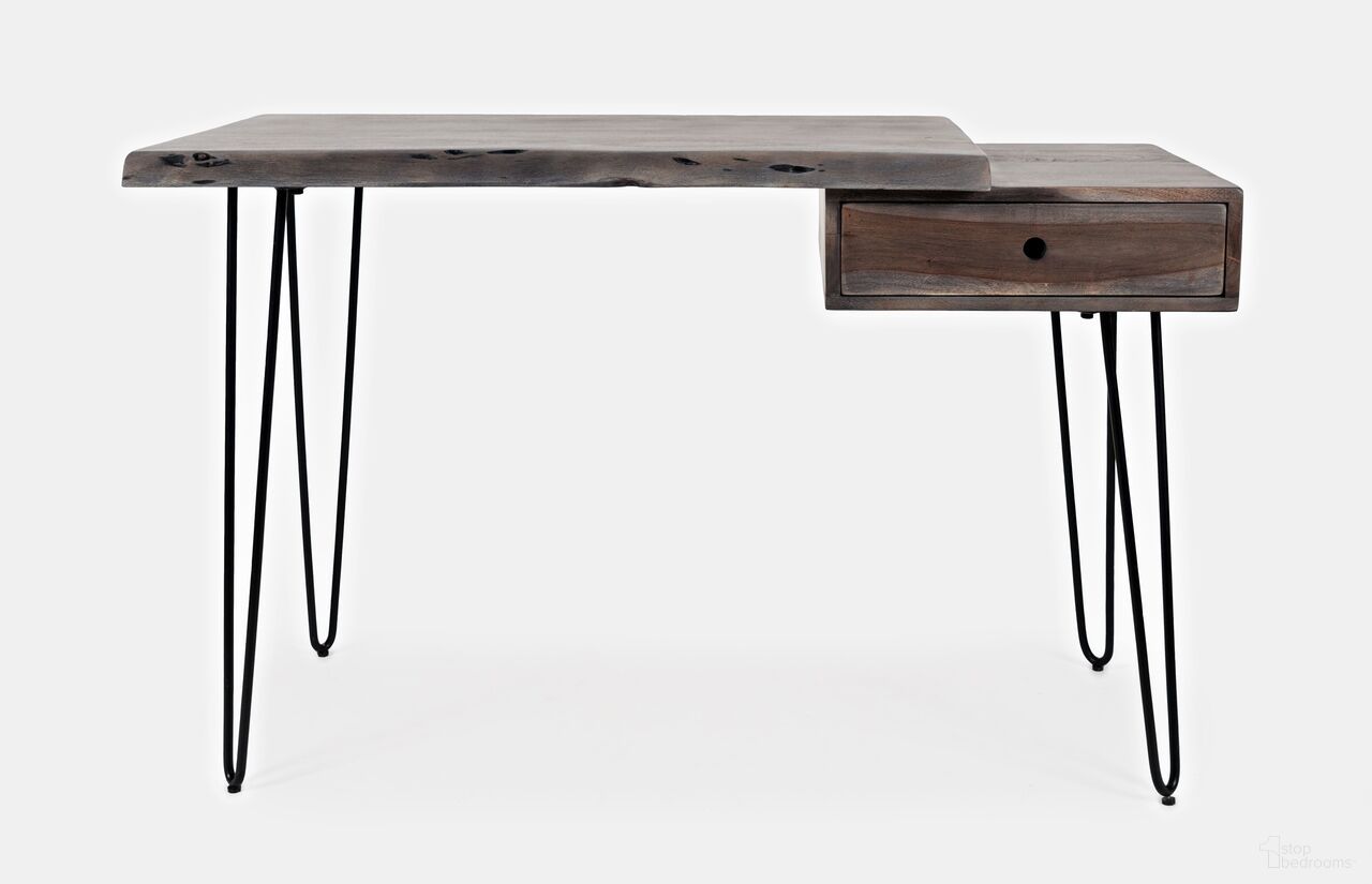 The appearance of Nature'S Edge Desk with Drawer In Slate designed by Jofran in the rustic / southwestern interior design. This slate piece of furniture was selected by 1StopBedrooms from Nature'S Edge Collection to add a touch of cosiness and style into your home. Sku: 1980-5422. Material: Acacia.