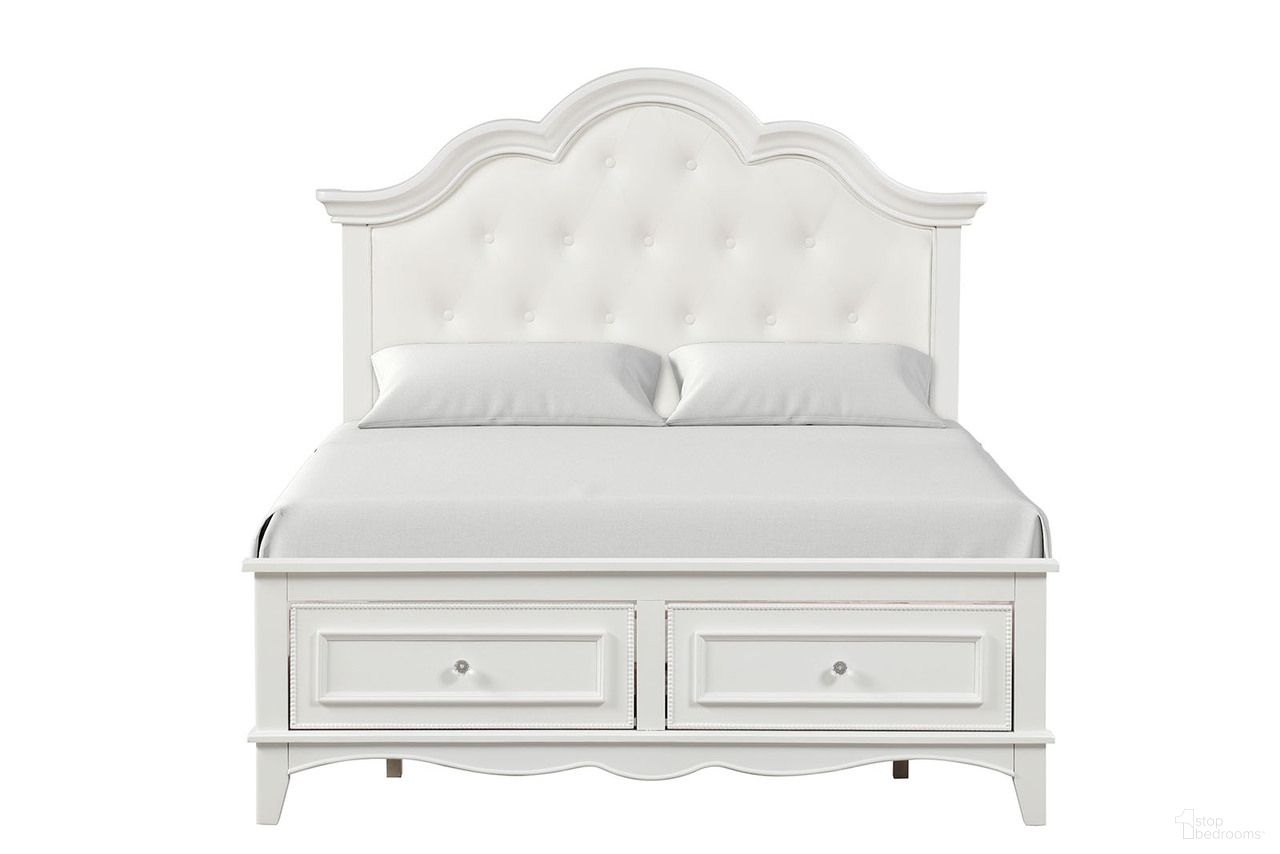 The appearance of Naucalpan Twin Storage Bed In White designed by Furniture of America in the traditional interior design. This white piece of furniture was selected by 1StopBedrooms from Naucalpan Collection to add a touch of cosiness and style into your home. Sku: FM7456WH-R;FM7456WH-T-DR;FM7456WH-T-FB;FM7456WH-T-HB. Bed Type: Storage Bed. Material: Fabric. Bed Size: Twin.