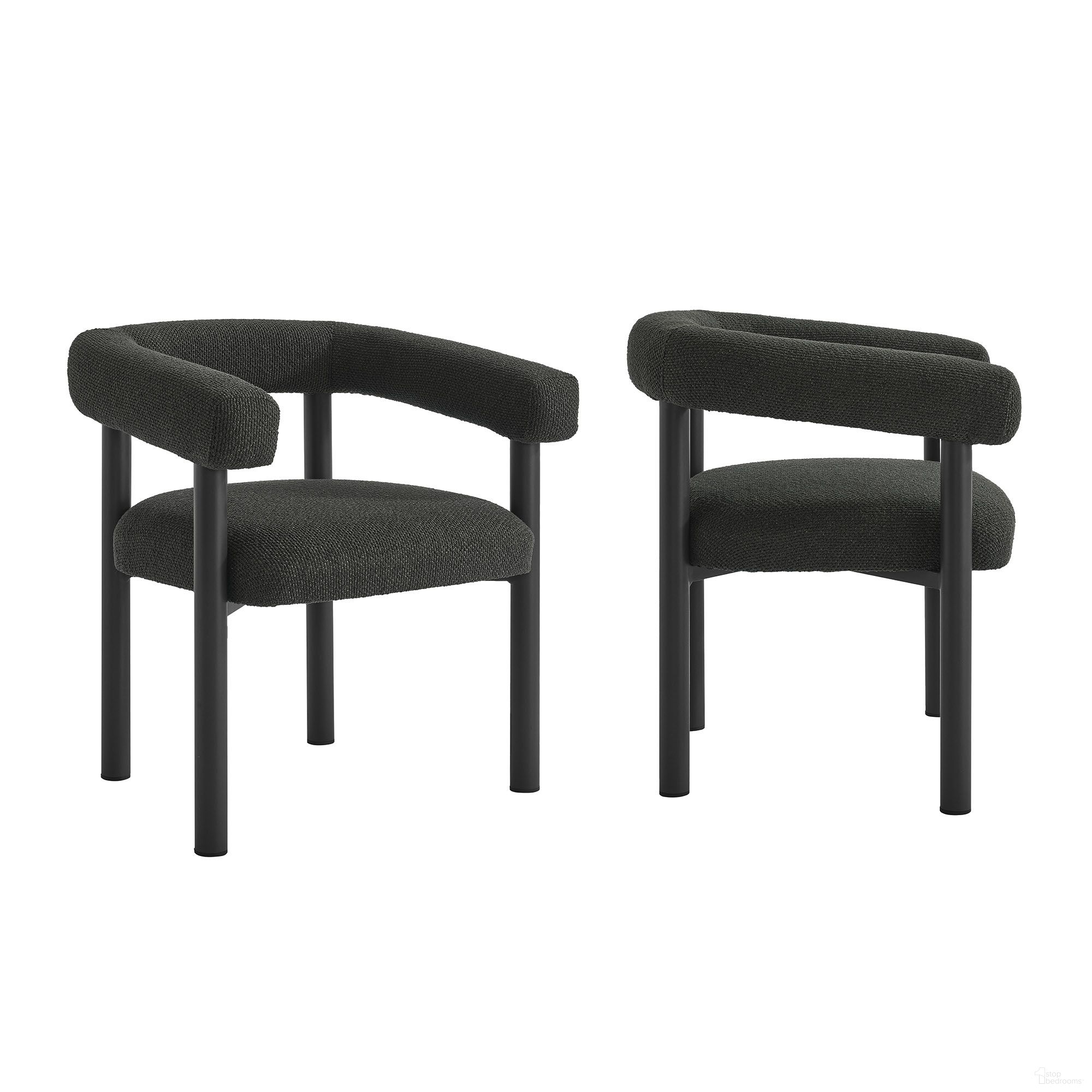 The appearance of Nautica Outdoor Patio Aluminum Dining Armchairs Set of 2 In Charcoal and Graphite designed by Modway in the modern / contemporary interior design. This charcoal/graphite piece of furniture  was selected by 1StopBedrooms from Nautica Collection to add a touch of cosiness and style into your home. Sku: EEI-6979-CHA-GPH. Material: Aluminum.