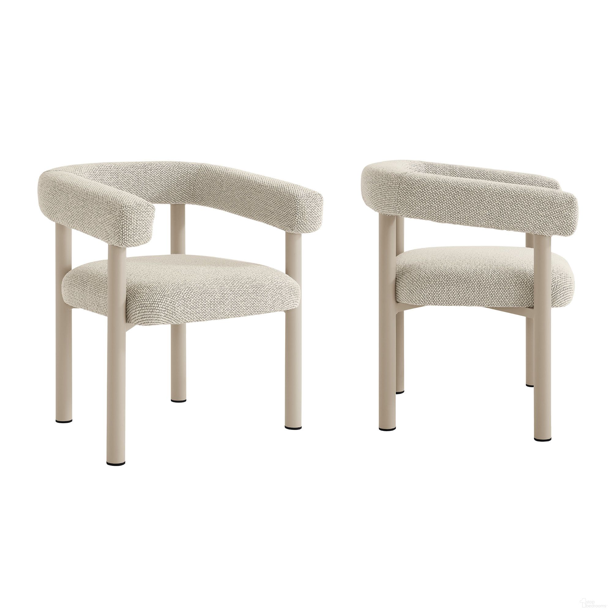 The appearance of Nautica Outdoor Patio Aluminum Dining Armchairs Set of 2 In Ivory and Taupe designed by Modway in the modern / contemporary interior design. This ivory/taupe piece of furniture was selected by 1StopBedrooms from Nautica Collection to add a touch of cosiness and style into your home. Sku: EEI-6979-IVO-TAU. Material: Aluminum.