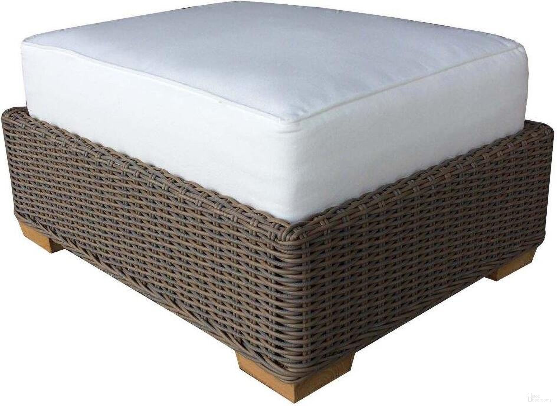 The appearance of Nautilus Grey Outdoor Ottoman designed by Padma's Plantation in the modern / contemporary interior design. This grey piece of furniture  was selected by 1StopBedrooms from Nautilus Collection to add a touch of cosiness and style into your home. Sku: OL-NAU02. Material: Wicker.