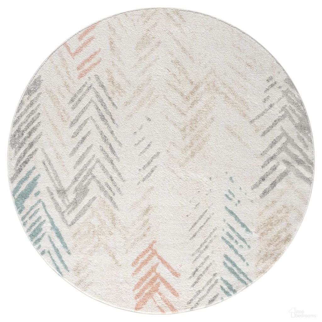 The appearance of Nava Lavro Arrows Indoor Area Rug In Ivory and Multicolor designed by Rajani Home in the transitional interior design. This ivory and multicolor piece of furniture was selected by 1StopBedrooms from Nava Collection to add a touch of cosiness and style into your home. Sku: 3C500759G03048. Material: Polypropylene.
