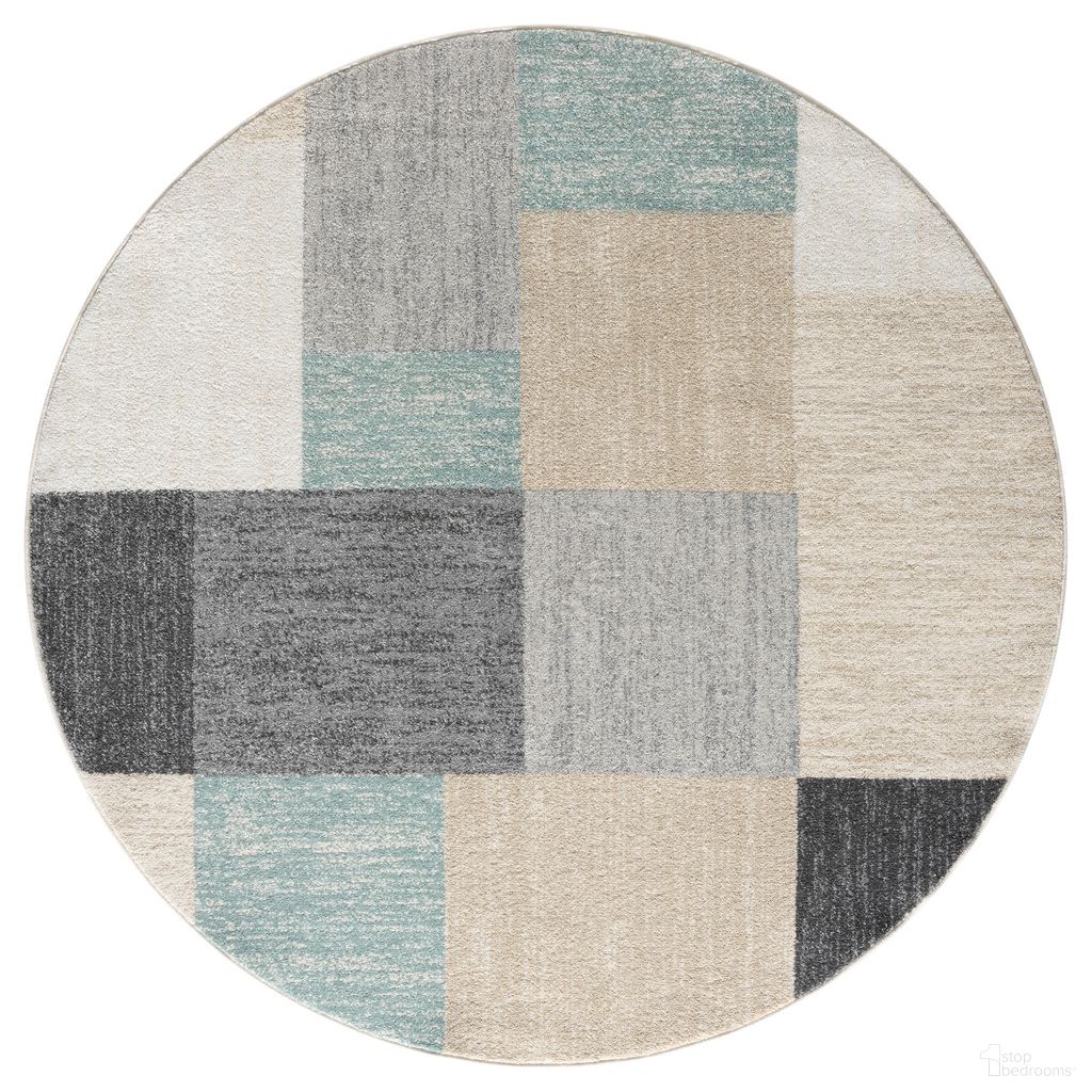 The appearance of Nava Qerna Color Block Indoor Area Rug In Beige and Blue designed by Rajani Home in the transitional interior design. This beige/blue piece of furniture was selected by 1StopBedrooms from Nava Collection to add a touch of cosiness and style into your home. Sku: 7C700759G03048. Material: Polypropylene.