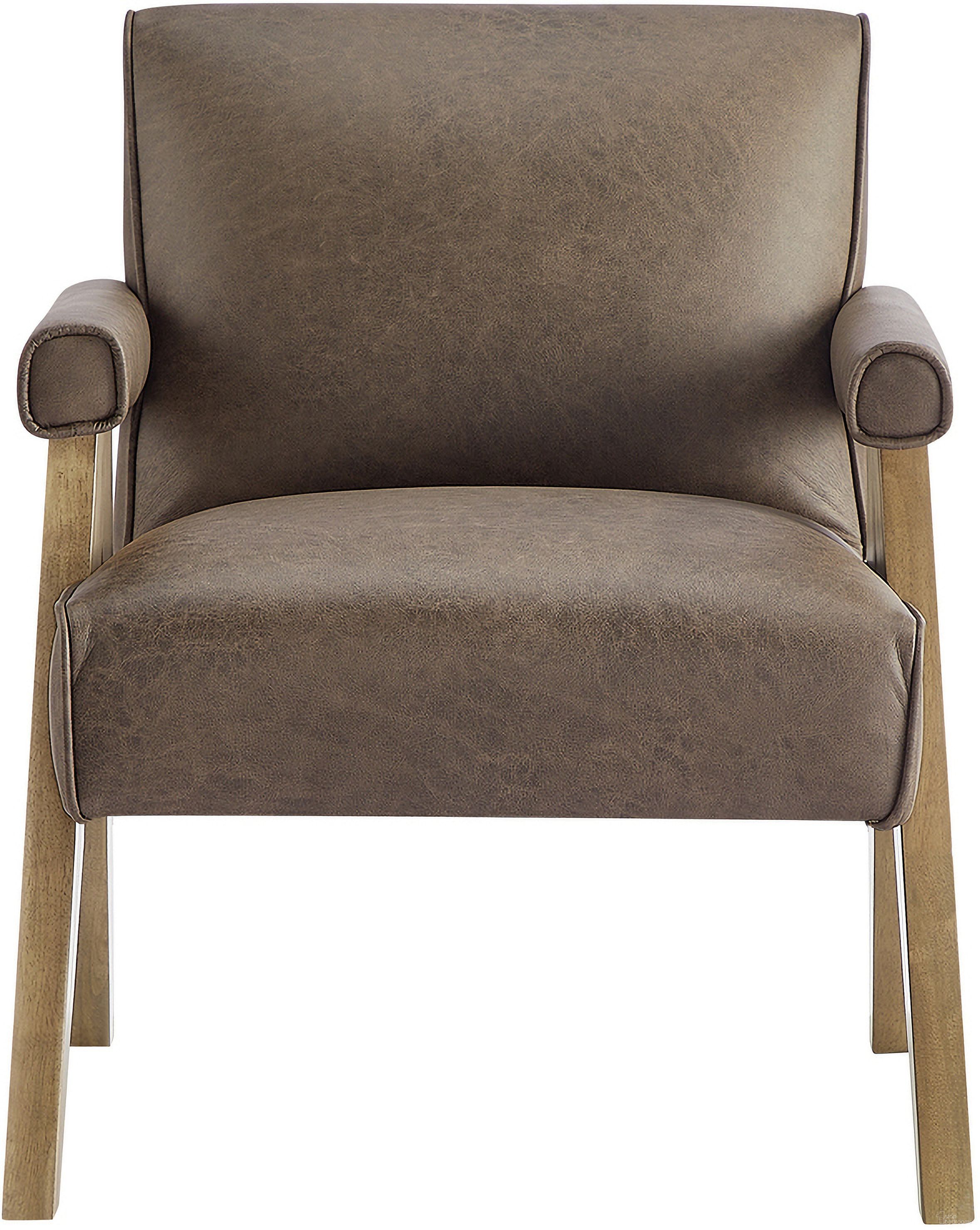 The appearance of Navassa Modern Faux Leather Arm Chair In Espresso designed by Comfort Pointe in the modern / contemporary interior design. This espresso piece of furniture  was selected by 1StopBedrooms from Navassa Collection to add a touch of cosiness and style into your home. Sku: 8319-44. Material: Faux Leather.
