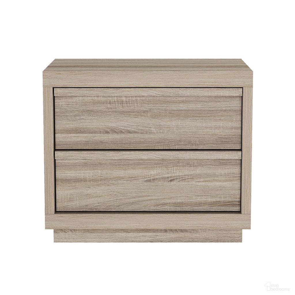 Navis 26 Inch 2-Drawer Nightstand In Natural Oak