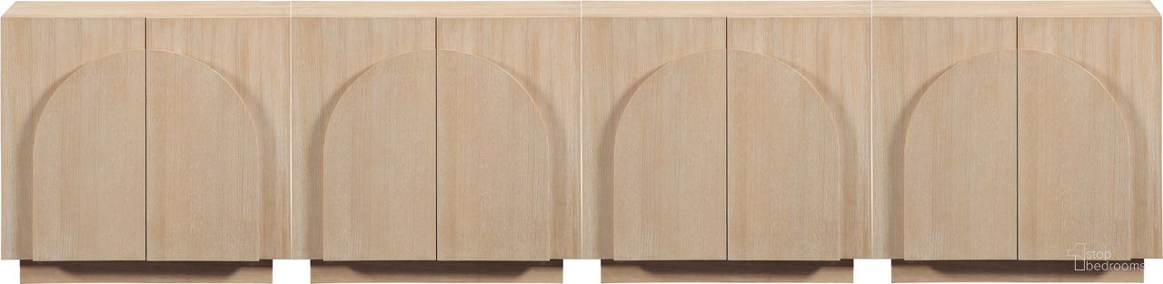 The appearance of Navona Buffet In Natural and Natural designed by Meridian in the modern / contemporary interior design. This natural and natural piece of furniture  was selected by 1StopBedrooms from Navona Collection to add a touch of cosiness and style into your home. Sku: 77001Natural-T;77001Natural-T;77001Natural-T;77001Natural-T. Material: Oak Veneer.
